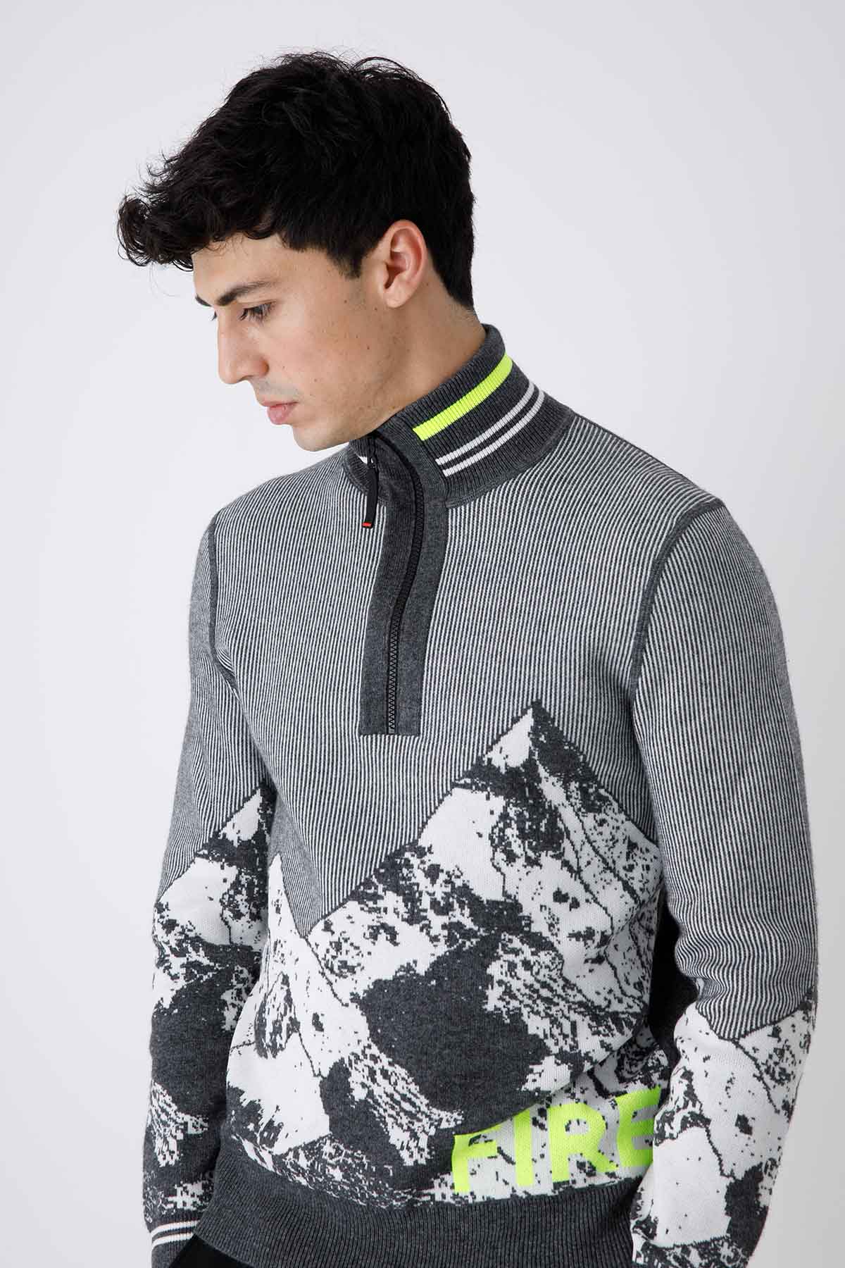 Bogner Cale Dik Fermuarlı Yaka Sweatshirt-Libas Trendy Fashion Store