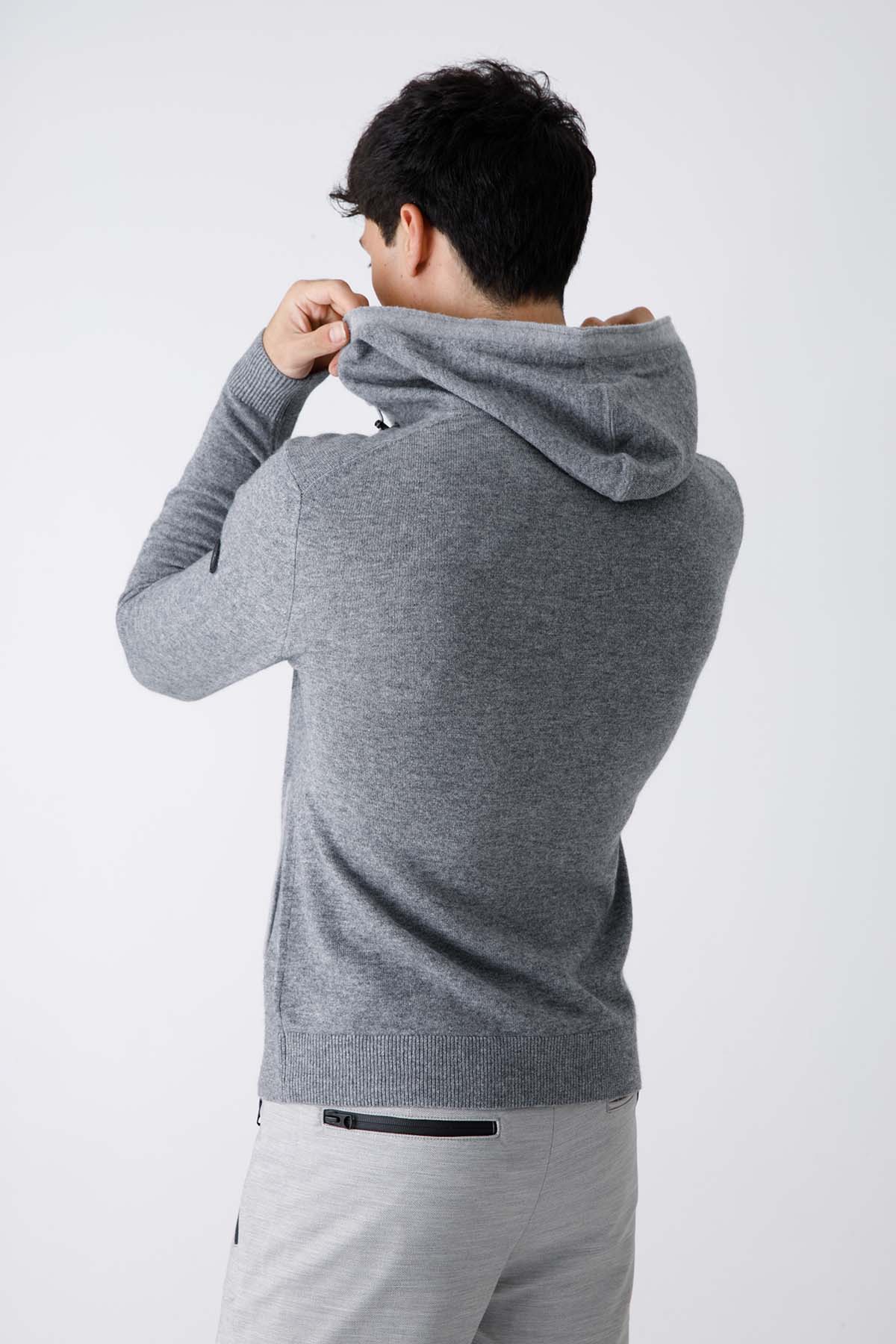 Bogner Farid Fermuarlı Kaşmirli Yün Sweatshirt Ceket-Libas Trendy Fashion Store