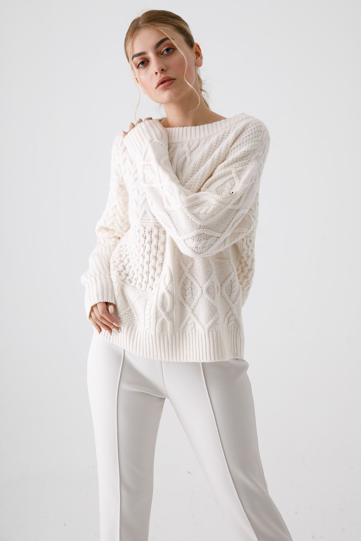 Bogner Khira Kaşmirli Yün Örgü Triko-Libas Trendy Fashion Store