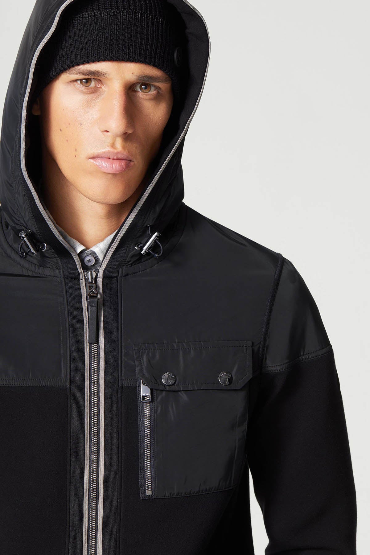 Bogner Warten Kapüşonlu Hibrit Streç Ceket-Libas Trendy Fashion Store