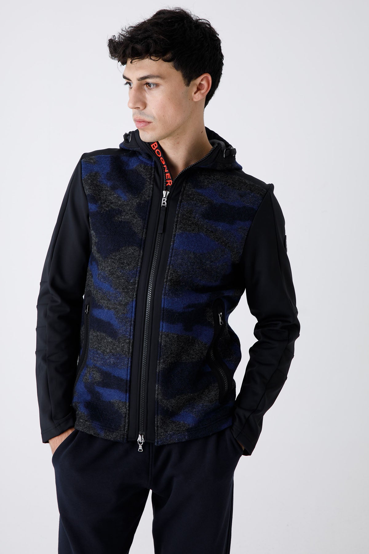 Bogner Nojan Dik Yaka Kamuflaj Temalı Ceket-Libas Trendy Fashion Store