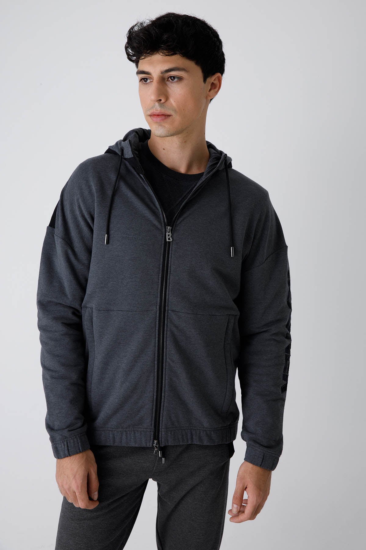 Bogner Harro Kapüşonlu Fermuarlı Sweatshirt Ceket-Libas Trendy Fashion Store