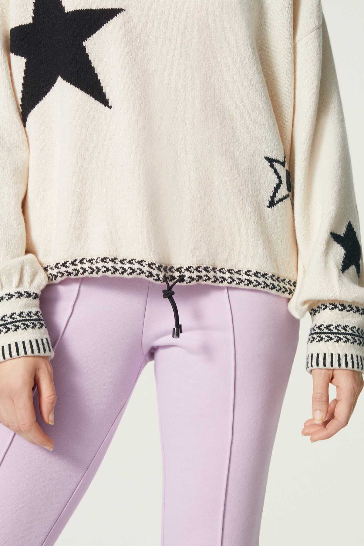 Bogner Jaina Geniş Kesim Yıldız Desenli Triko-Libas Trendy Fashion Store