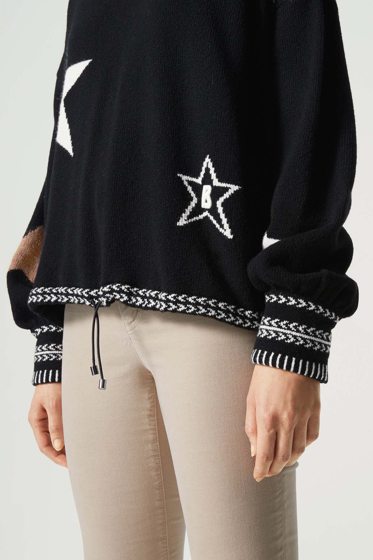 Bogner Jaina Geniş Kesim Yıldız Desenli Triko-Libas Trendy Fashion Store