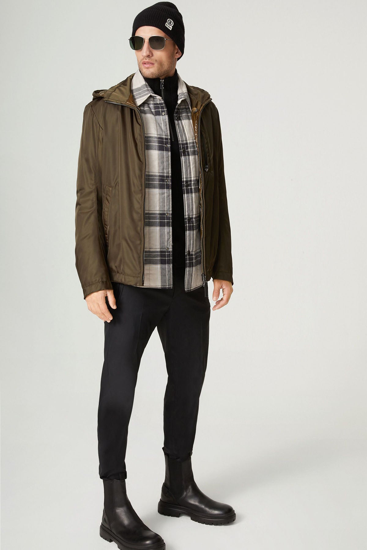 Bogner Ekoseli Gömlek Ceket-Libas Trendy Fashion Store