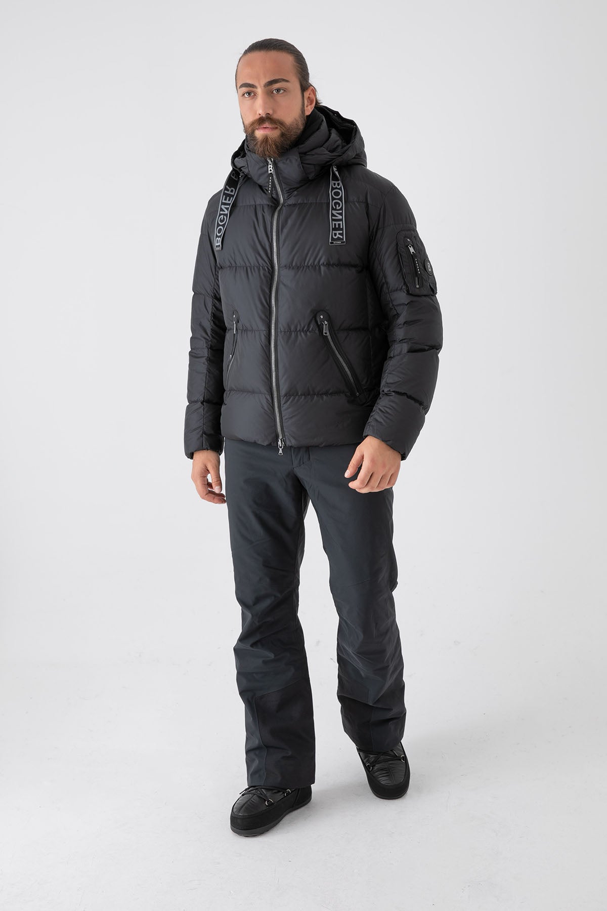 Bogner Jamy Kapüşonlu Puffer Mont-Libas Trendy Fashion Store