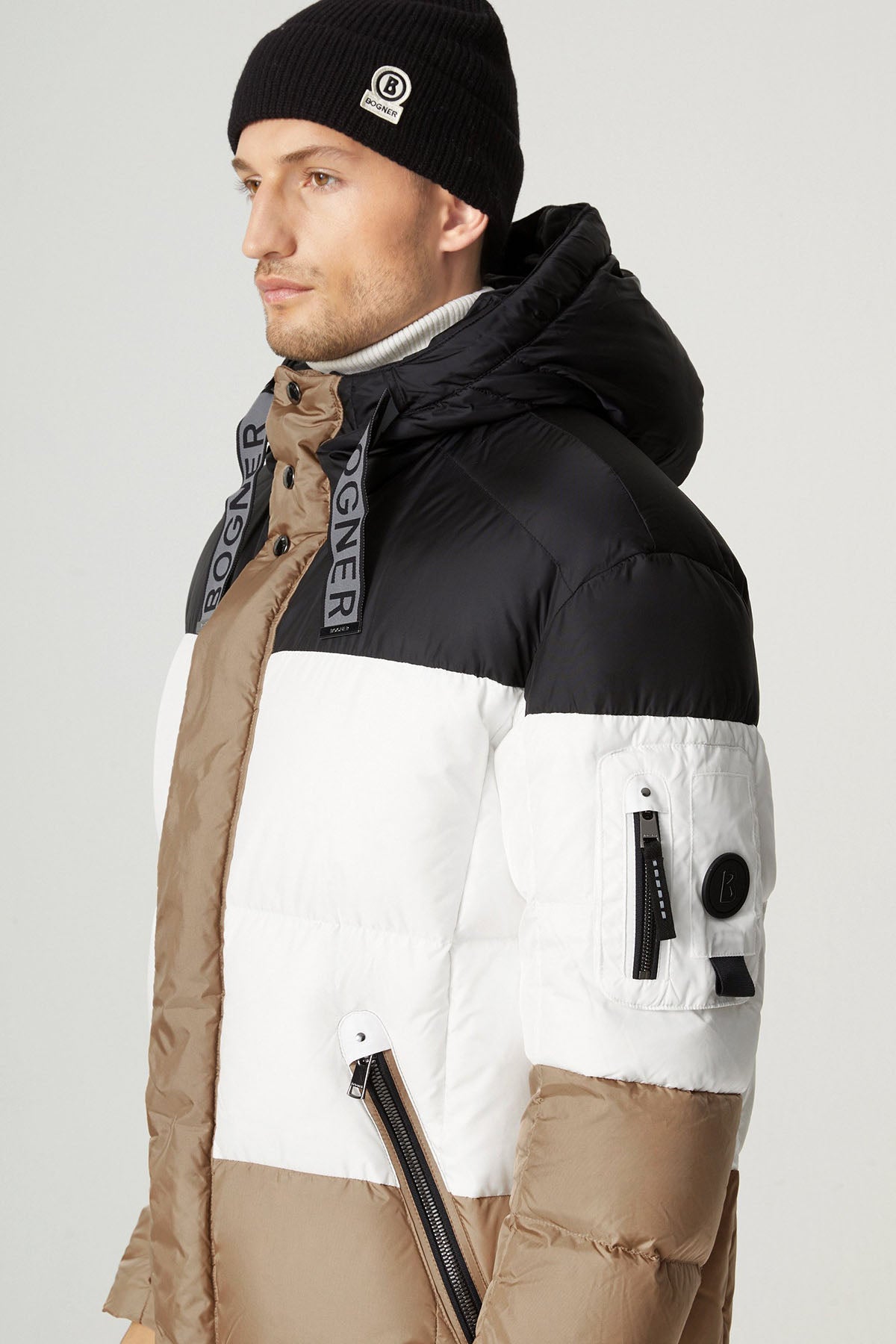 Bogner Jones Kapüşonlu Puffer Kaban-Libas Trendy Fashion Store