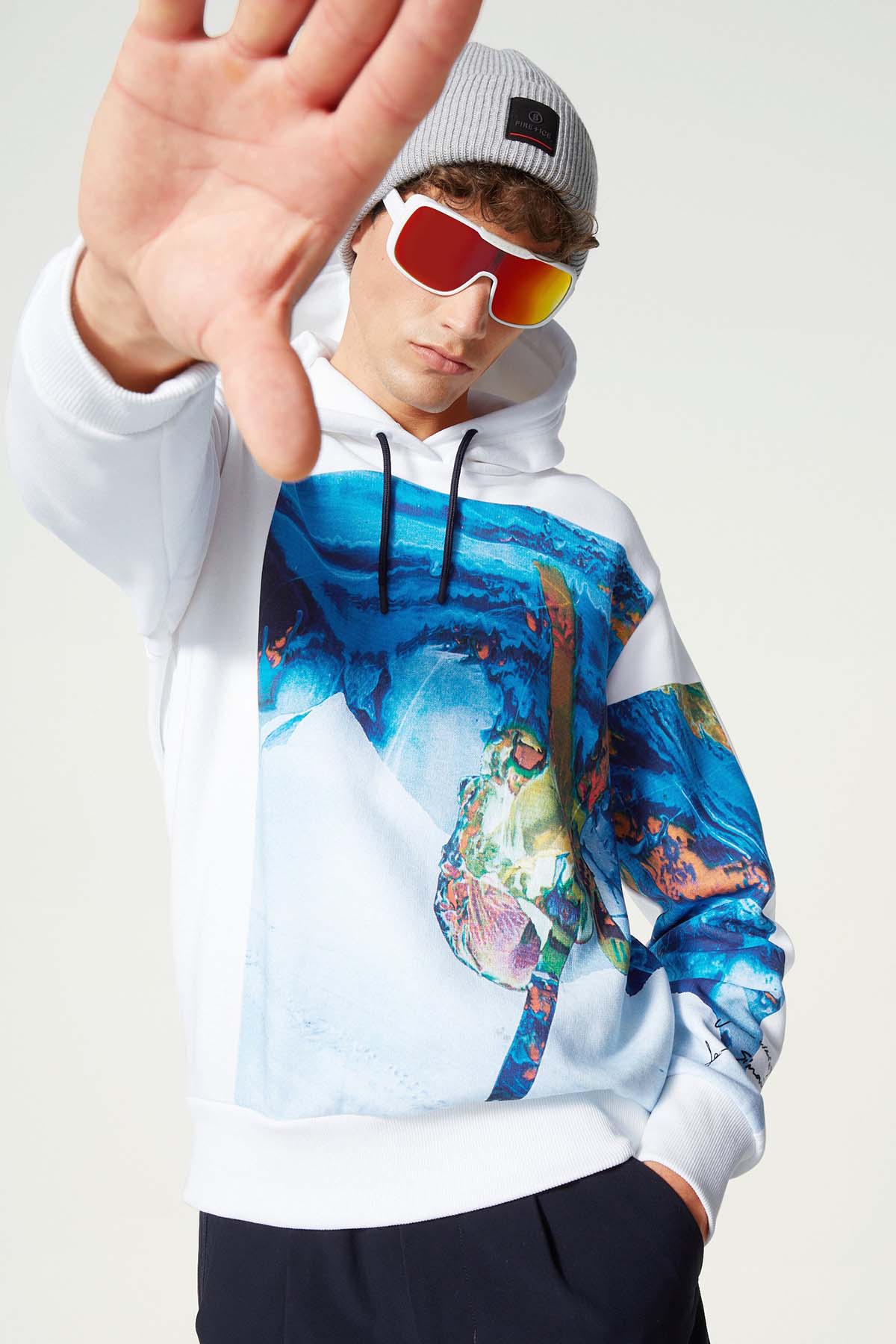 Bogner Covell Kapüşonlu Fire Ice Sweatshirt-Libas Trendy Fashion Store