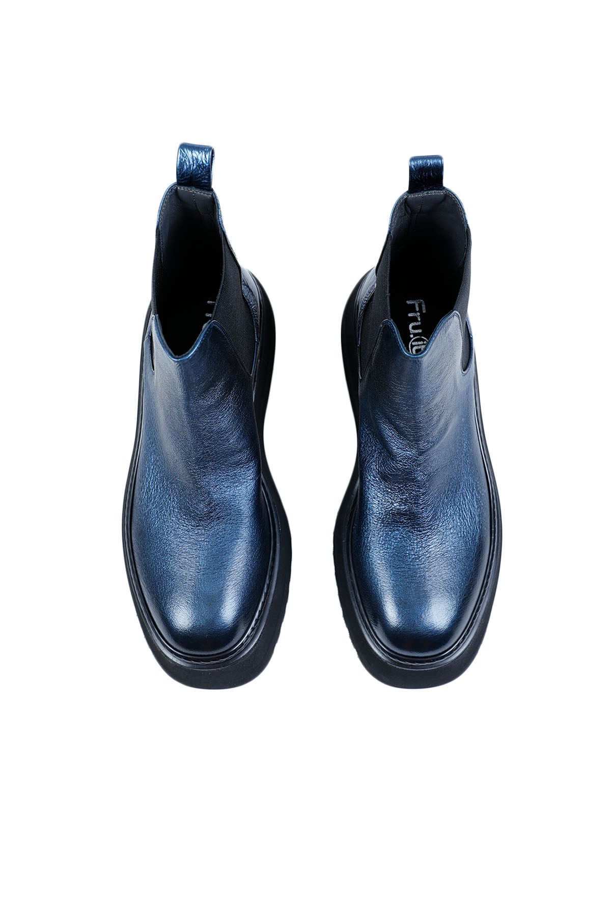 Fruit Spor Platform Tabanlı Parlak Metalik Deri Bot-Libas Trendy Fashion Store