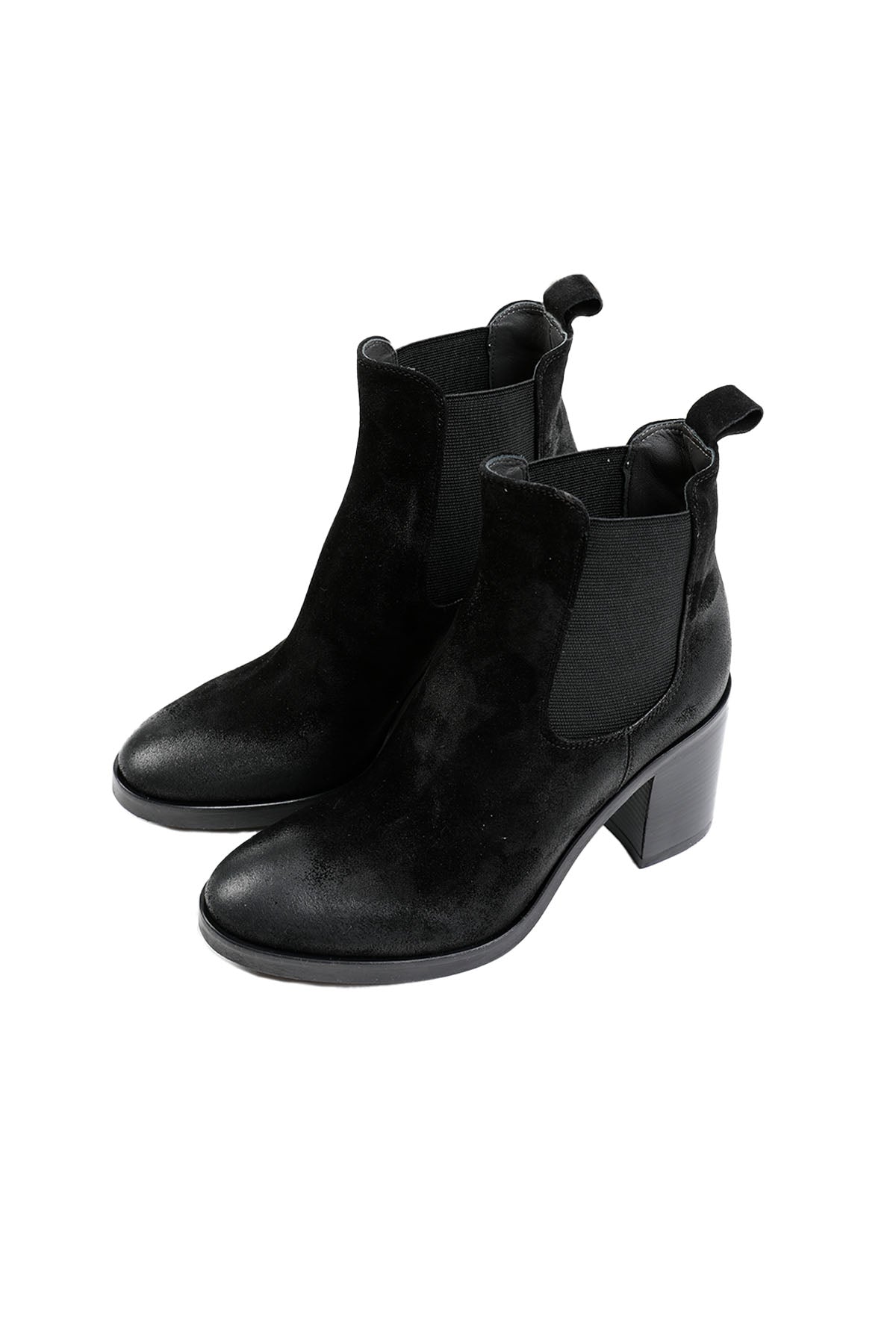 Fruit Kalın Topuklu Lastikli Nubuk Bot-Libas Trendy Fashion Store