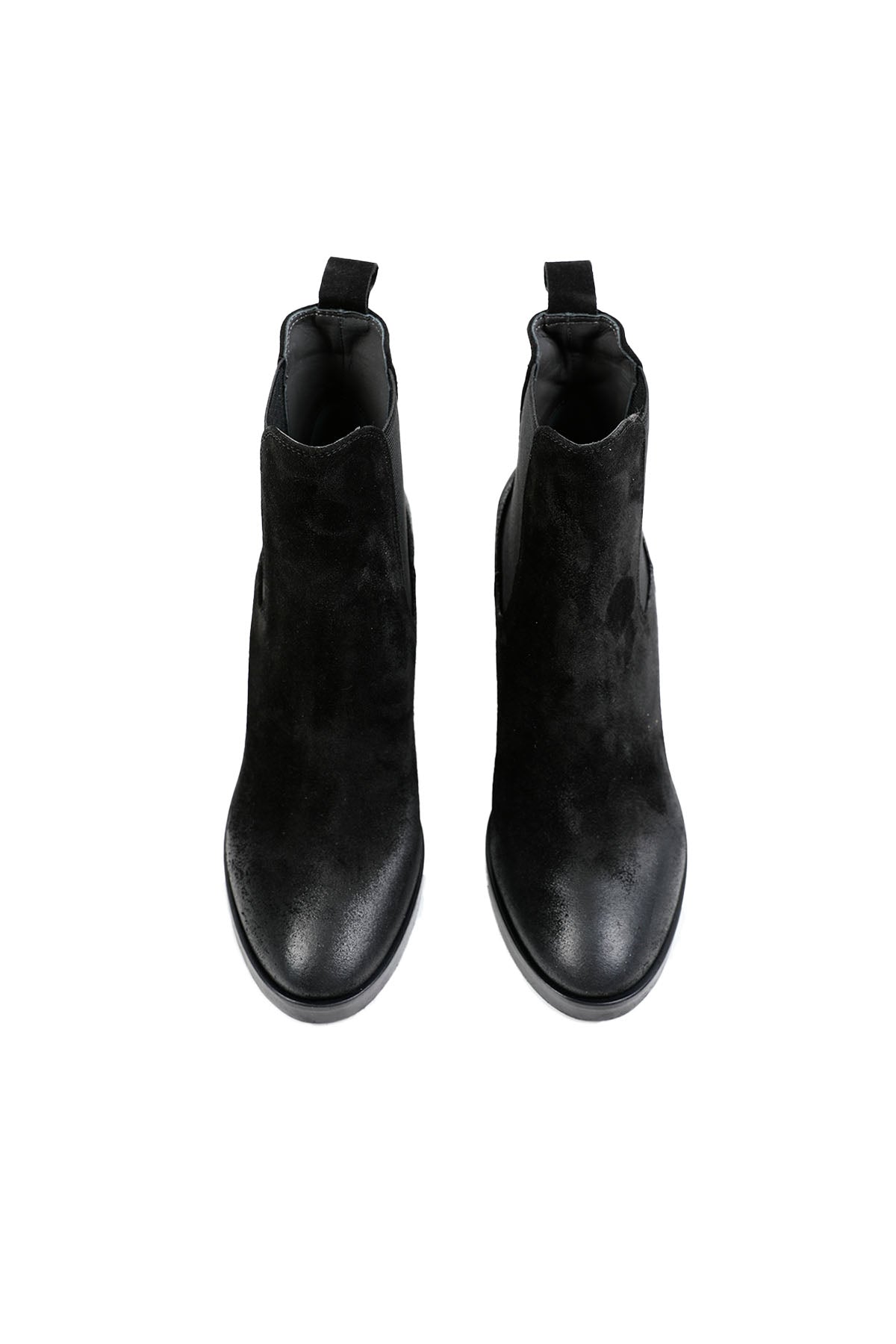 Fruit Kalın Topuklu Lastikli Nubuk Bot-Libas Trendy Fashion Store