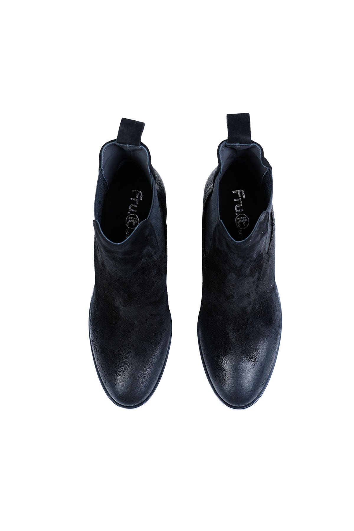 Fruit Kalın Topuklu Lastikli Nubuk Bot-Libas Trendy Fashion Store