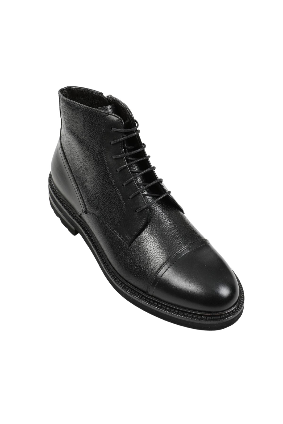 Henderson Vibram Vi-Lite Taban Yandan Fermuarlı Deri Bot-Libas Trendy Fashion Store