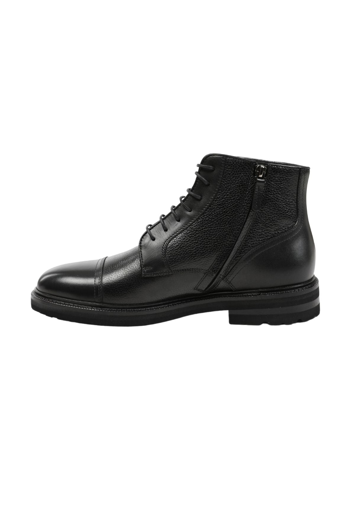 Henderson Vibram Vi-Lite Taban Yandan Fermuarlı Deri Bot-Libas Trendy Fashion Store