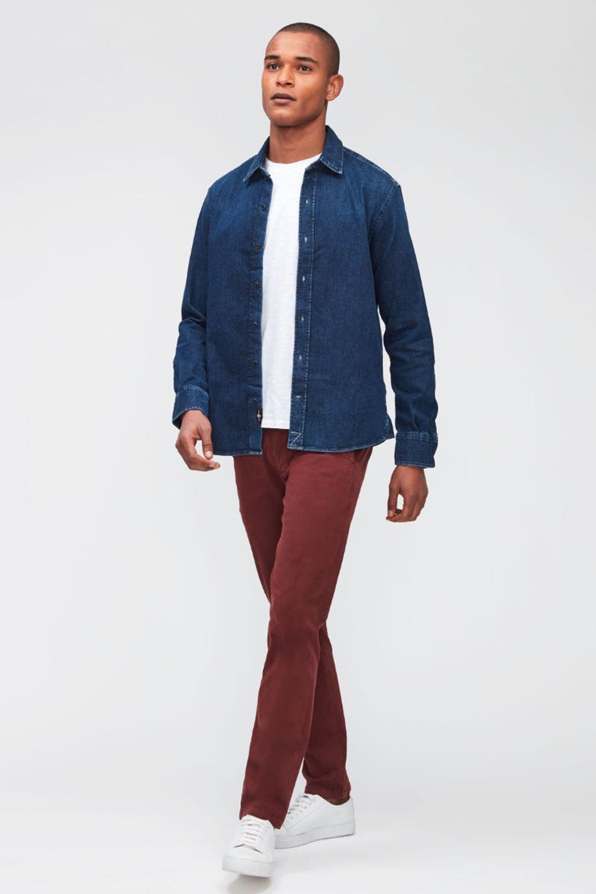 7 For All Mankind Slim Fit Denim Gömlek-Libas Trendy Fashion Store