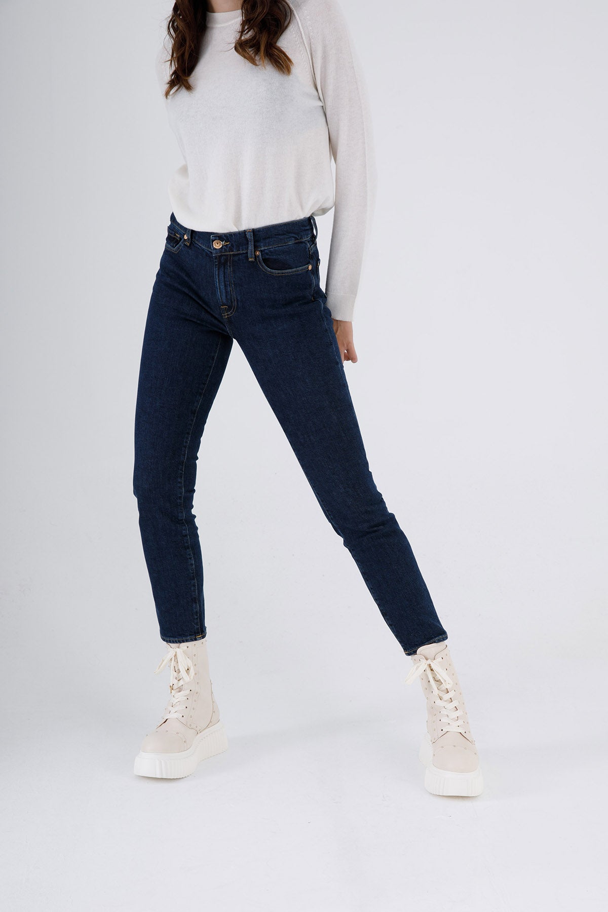 7 For All Mankind Roxanne Slim Fit Jeans-Libas Trendy Fashion Store