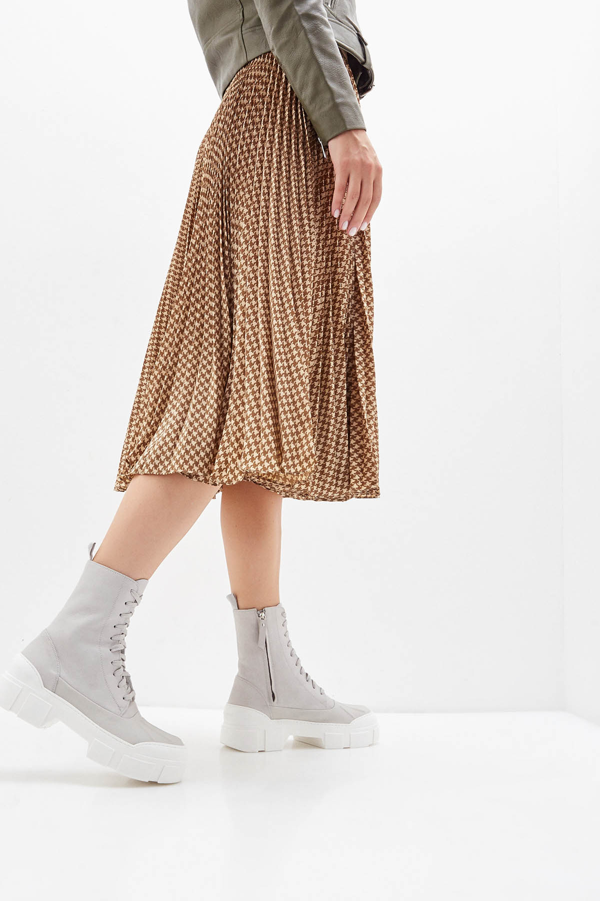 Vic Matie Fermuarlı Deri Bot-Libas Trendy Fashion Store