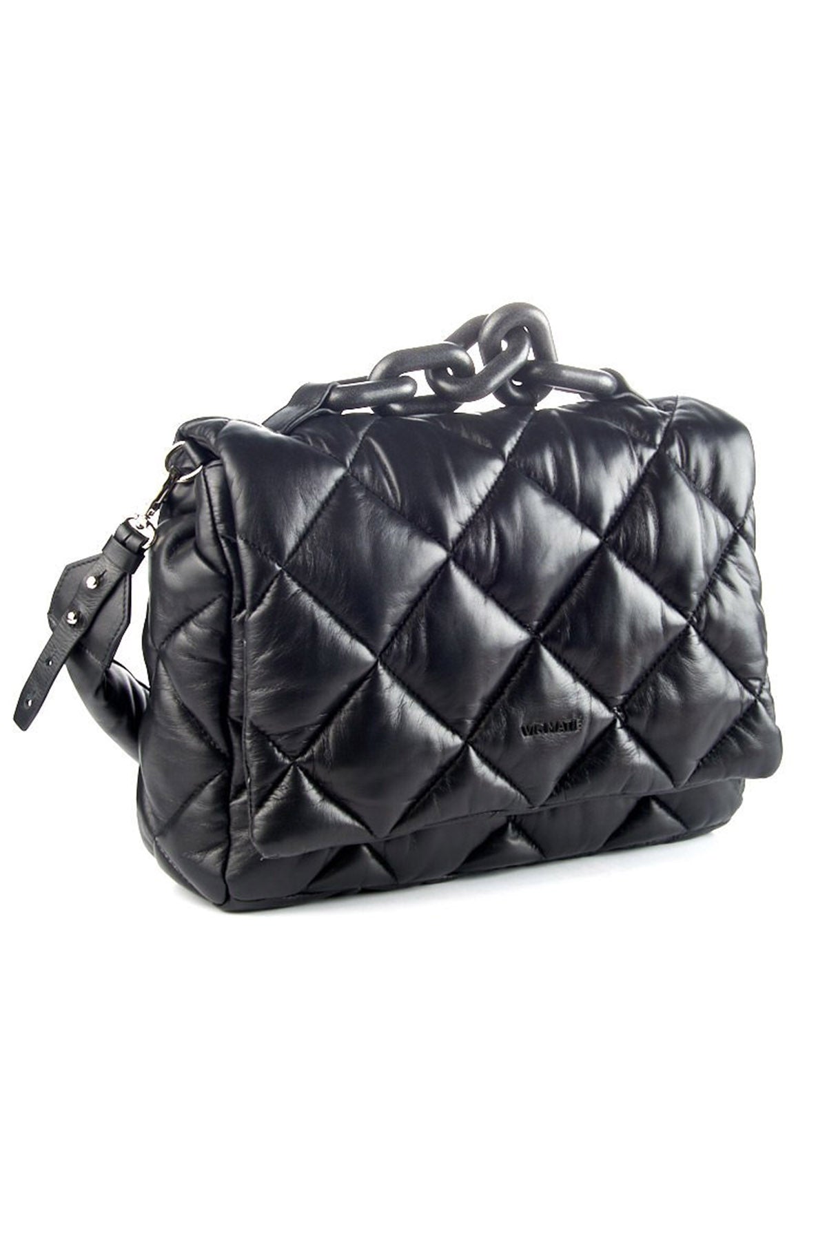 Vic Matie Dolgulu Deri Kapitone Çanta-Libas Trendy Fashion Store