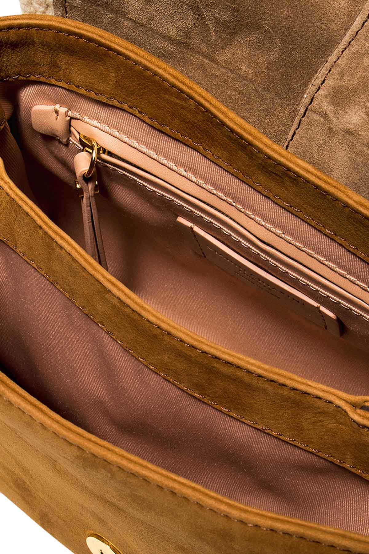 Gianni Chiarini Helena Süet Deri Çanta-Libas Trendy Fashion Store