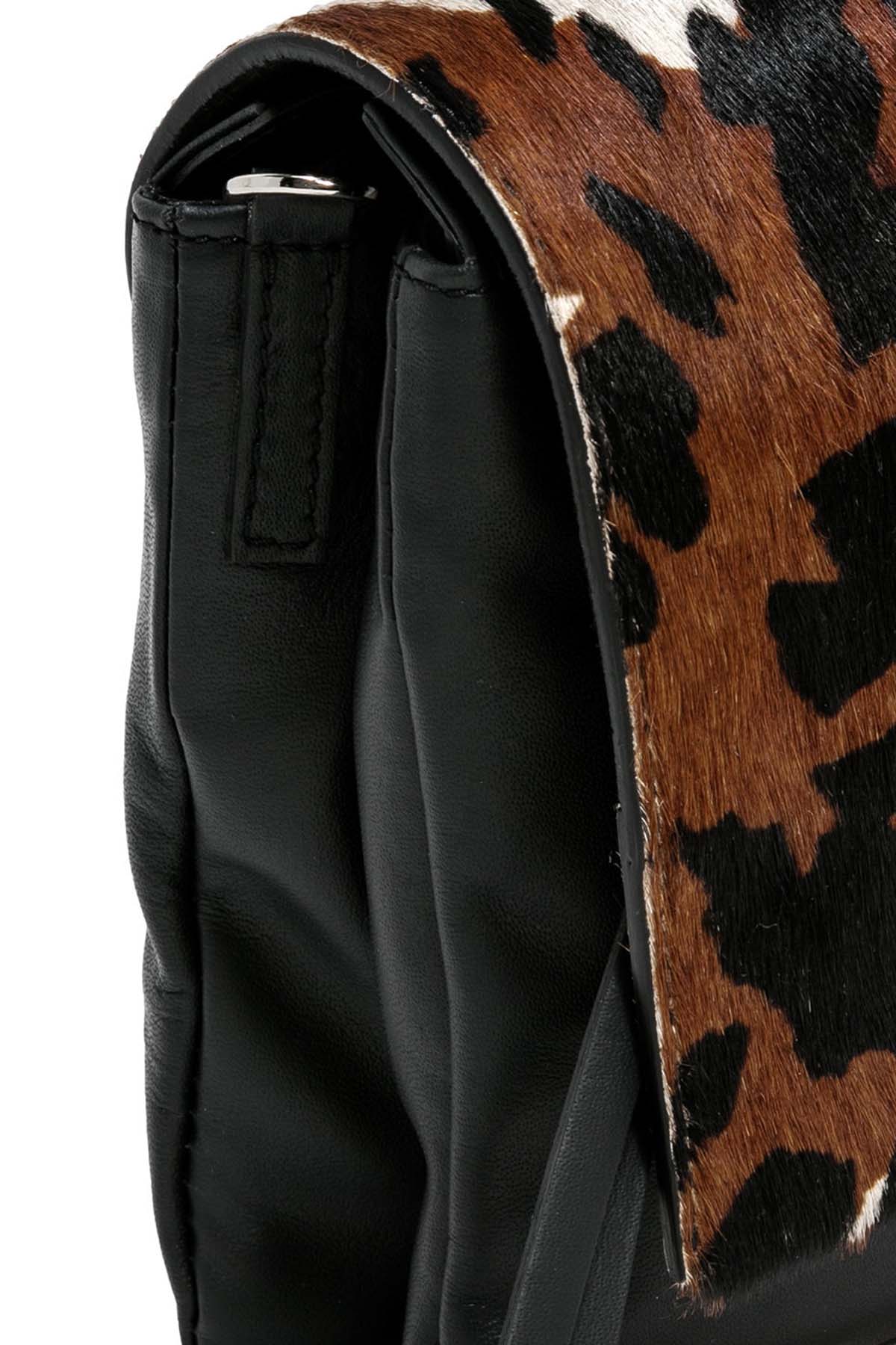 Gianni Chiarini Cavallino Tüylü Deri Çanta-Libas Trendy Fashion Store