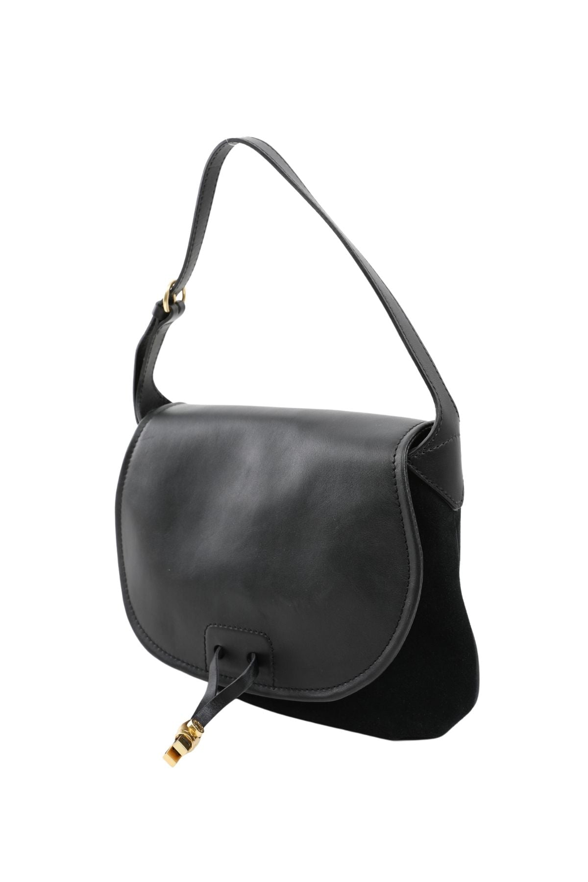 Gianni Chiarini Demi Deri Kapaklı Süet Çanta-Libas Trendy Fashion Store