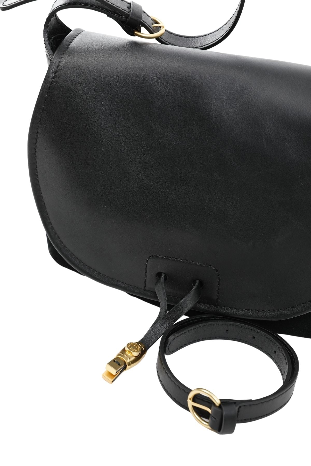 Gianni Chiarini Demi Deri Kapaklı Süet Çanta-Libas Trendy Fashion Store