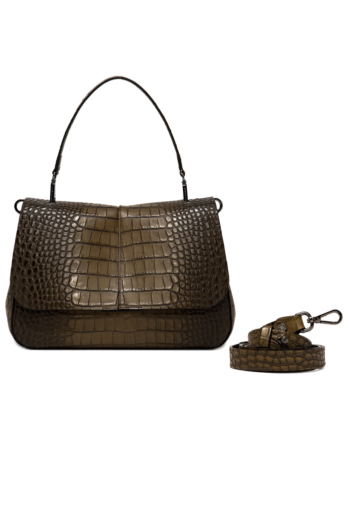 Gianni Chiarini Helena Krokodil Deri Çanta-Libas Trendy Fashion Store