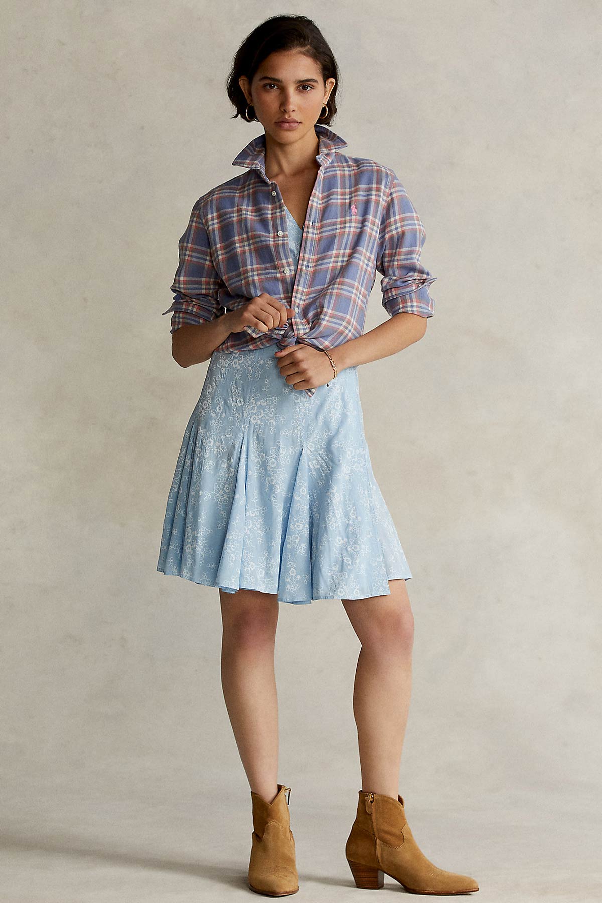 Polo Ralph Lauren Classic Fit Kareli Gömlek-Libas Trendy Fashion Store