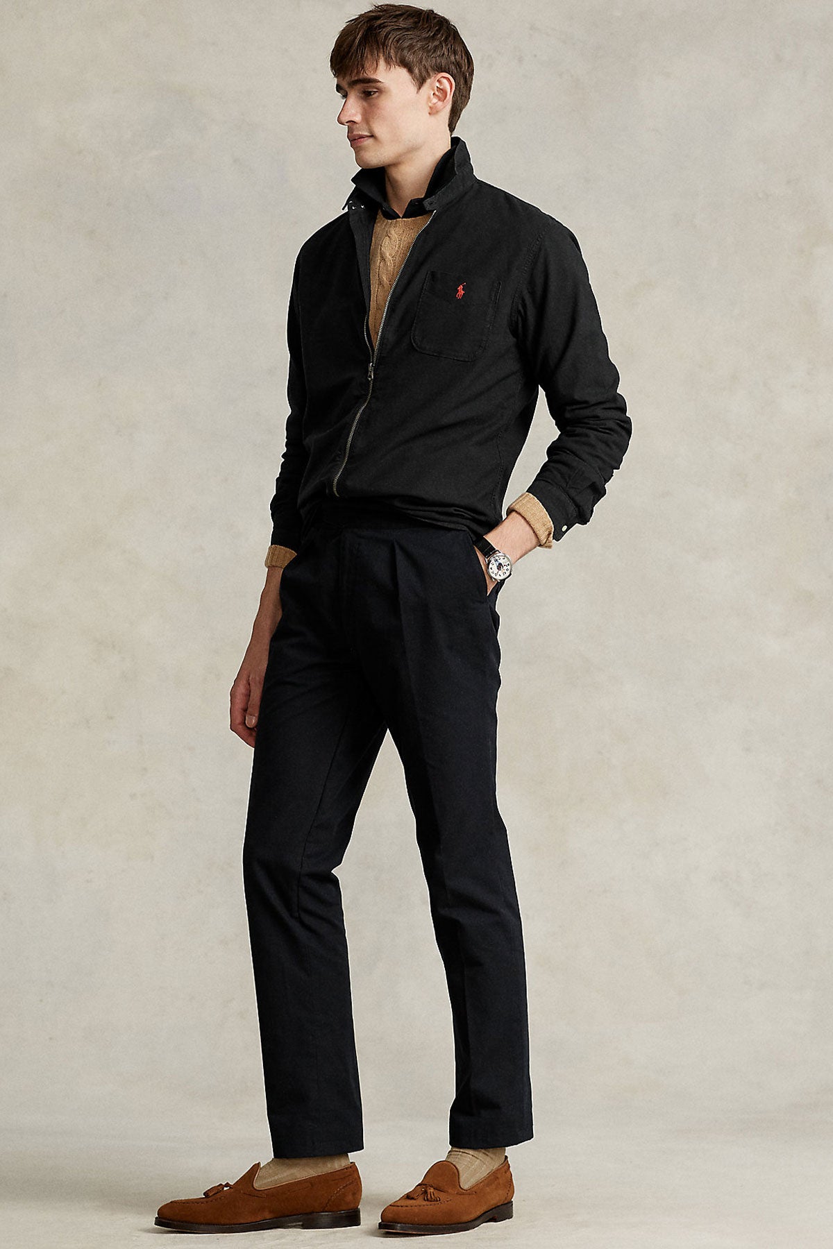 Polo Ralph Lauren Custom Fit Fermuarlı Gömlek Ceket-Libas Trendy Fashion Store