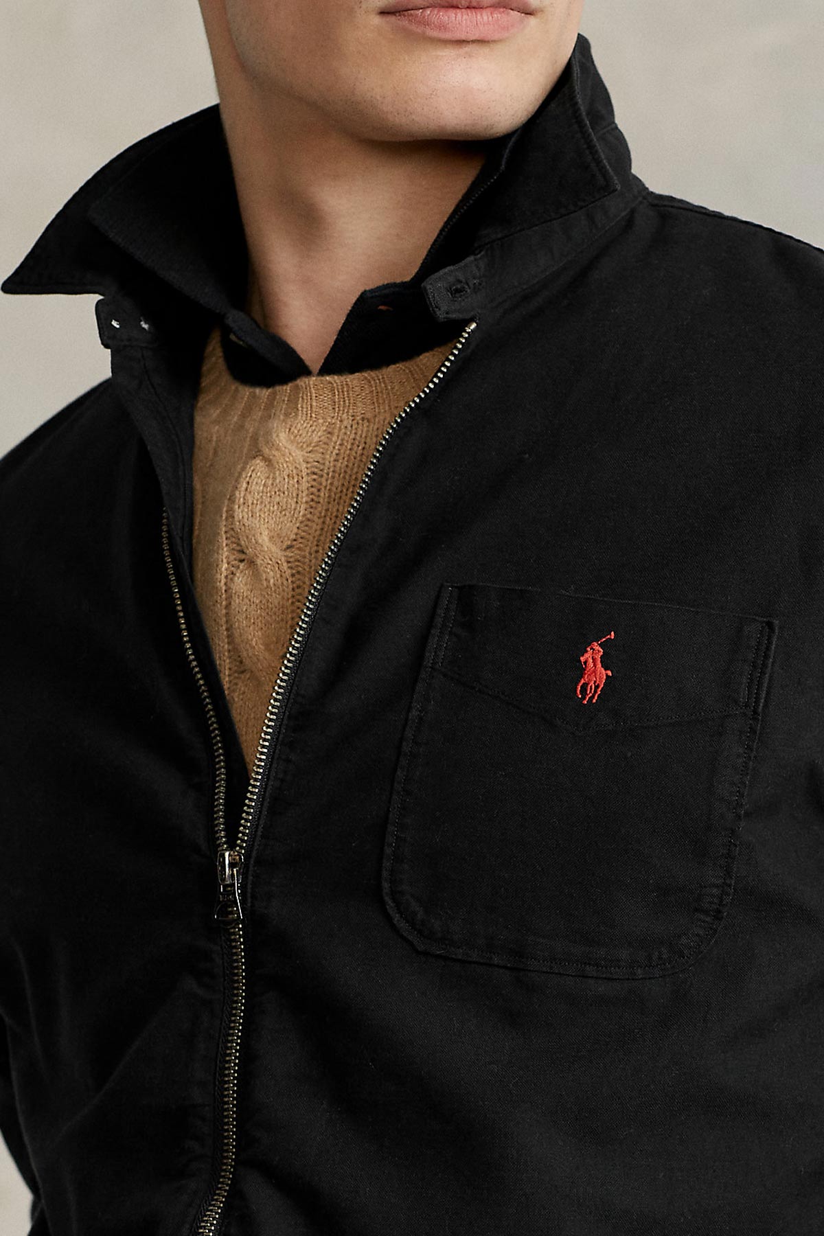 Polo Ralph Lauren Custom Fit Fermuarlı Gömlek Ceket-Libas Trendy Fashion Store