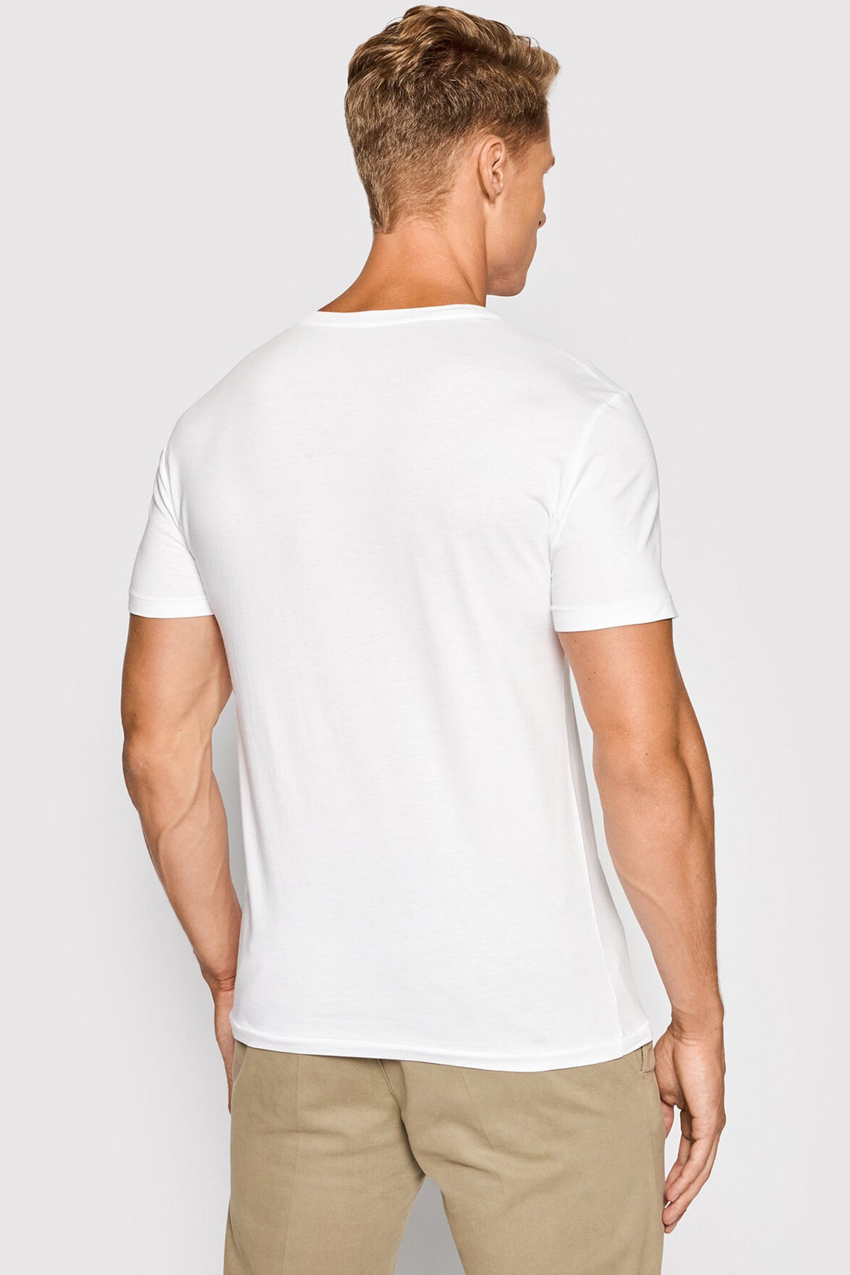 Polo Ralph Lauren Custom Slim Fit V Yaka T-shirt-Libas Trendy Fashion Store