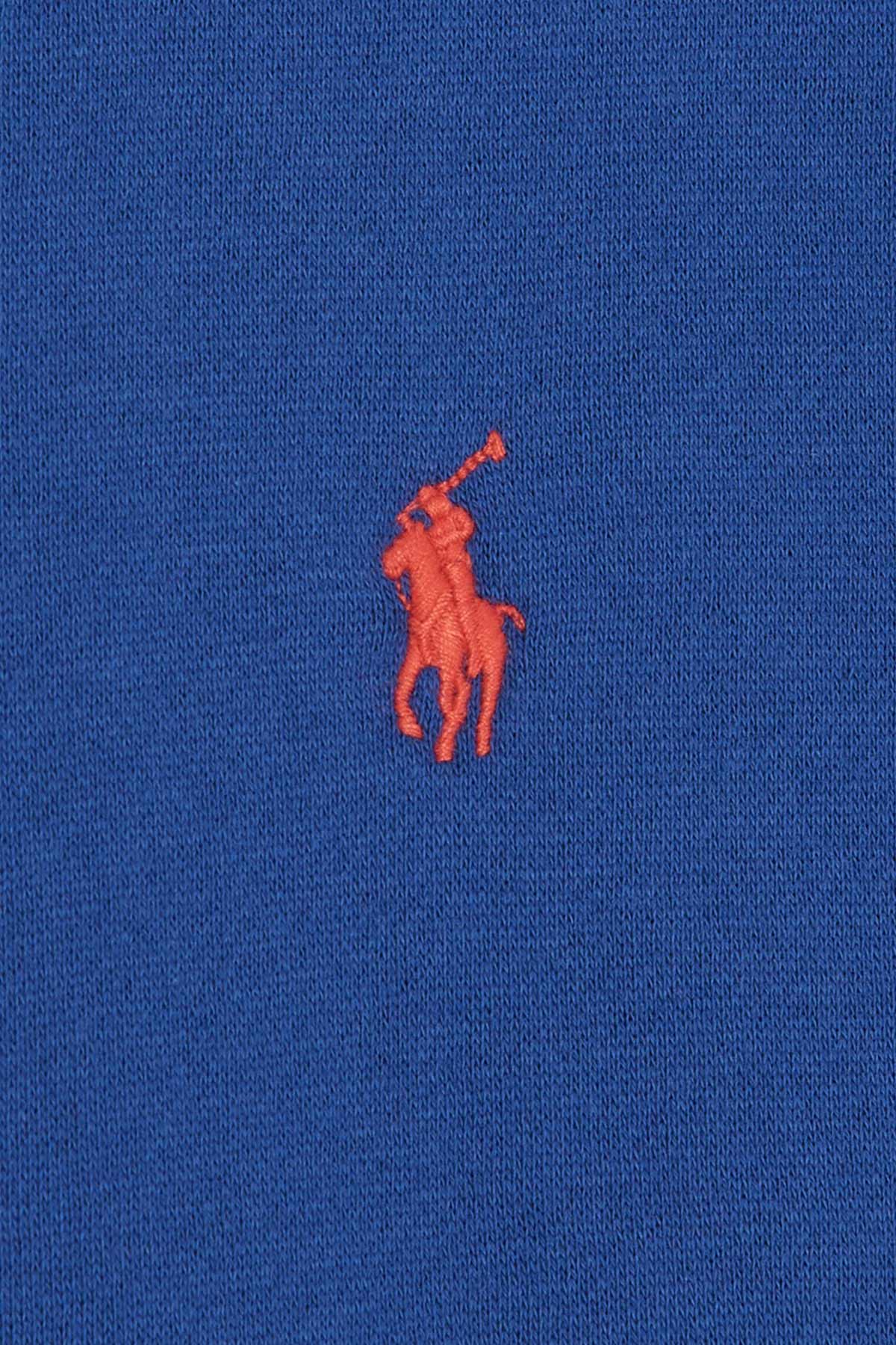 Polo Ralph Lauren Logolu Kolu Şeritli Sweatshirt-Libas Trendy Fashion Store