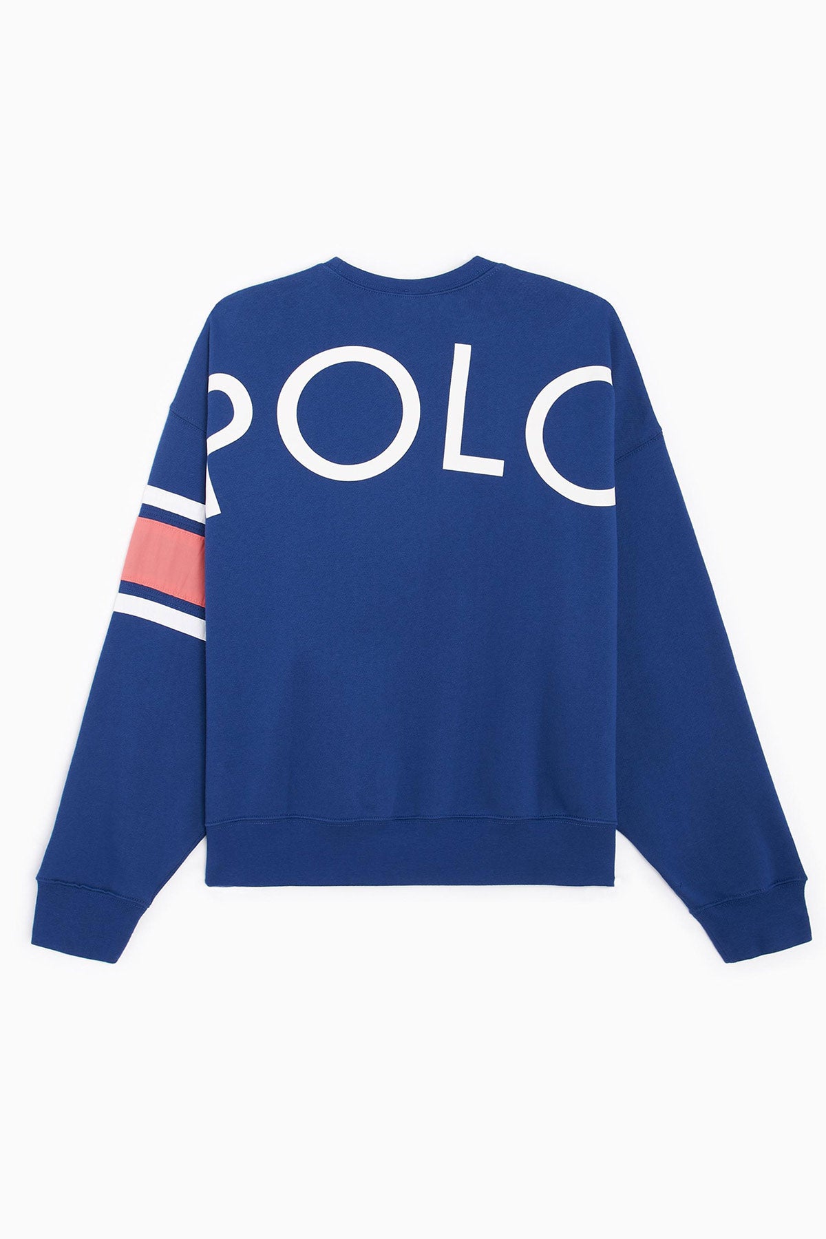 Polo Ralph Lauren Logolu Kolu Şeritli Sweatshirt-Libas Trendy Fashion Store
