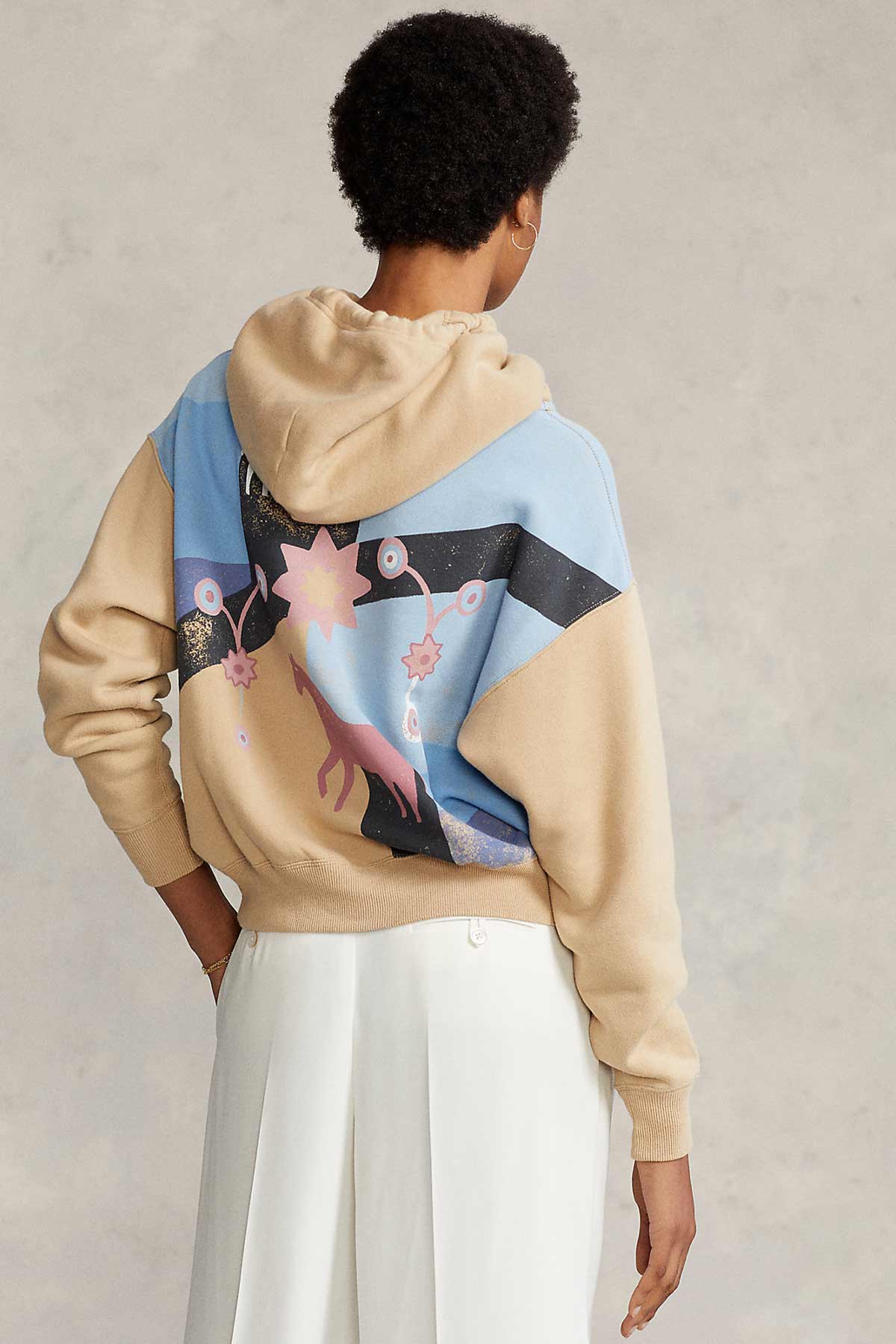 Polo Ralph Lauren Kapüşonlu Desenli Sweatshirt-Libas Trendy Fashion Store