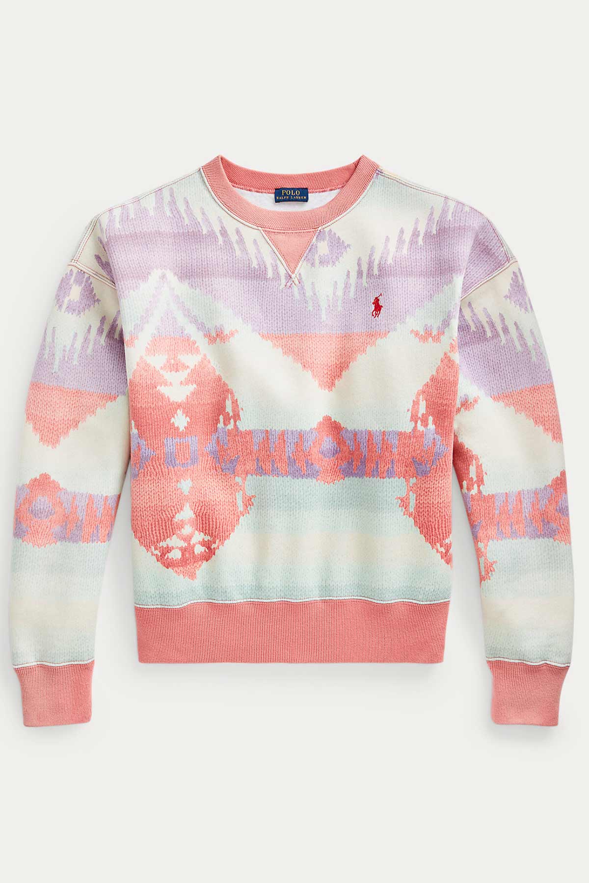 Polo Ralph Lauren Etnik Desenli Sweatshirt-Libas Trendy Fashion Store