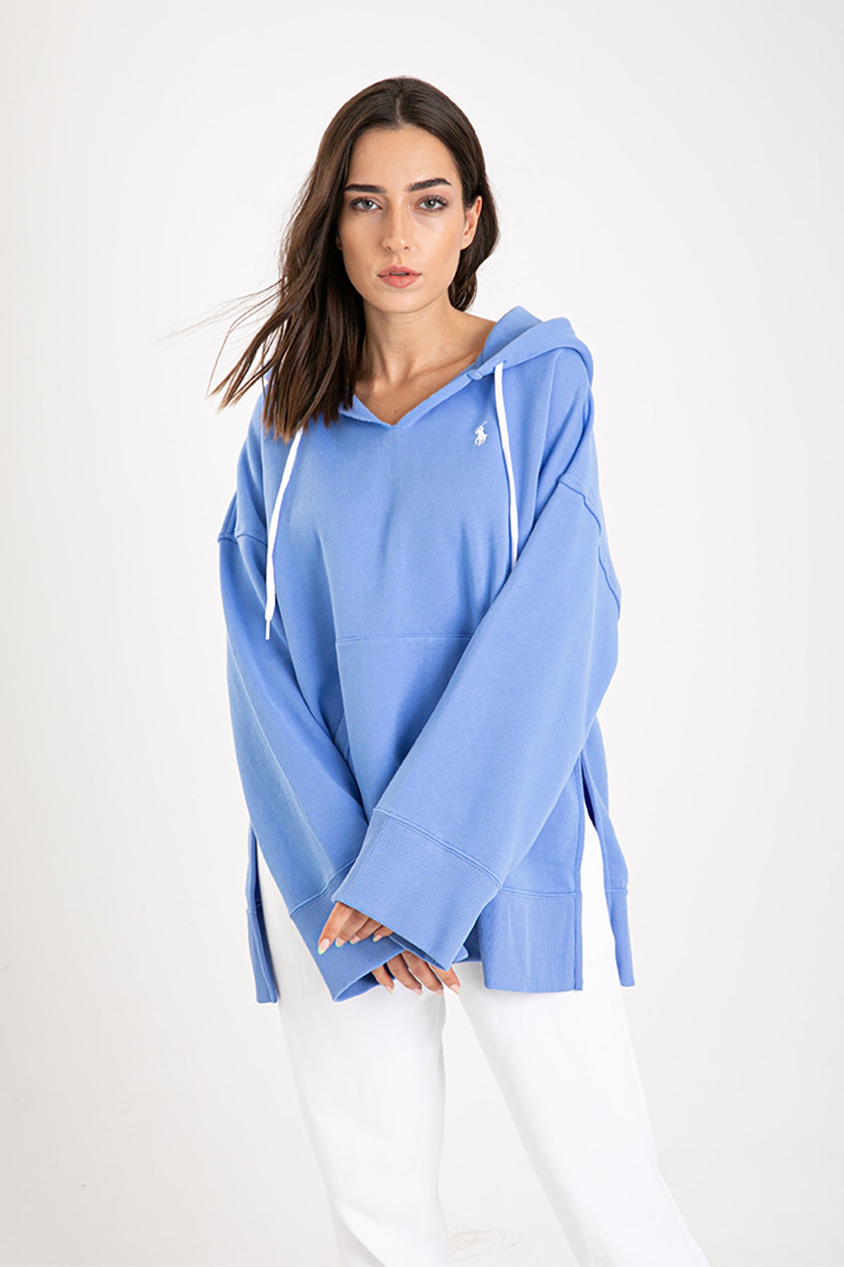 Polo Ralph Lauren Kapüşonlu Geniş Kesim Sweatshirt-Libas Trendy Fashion Store