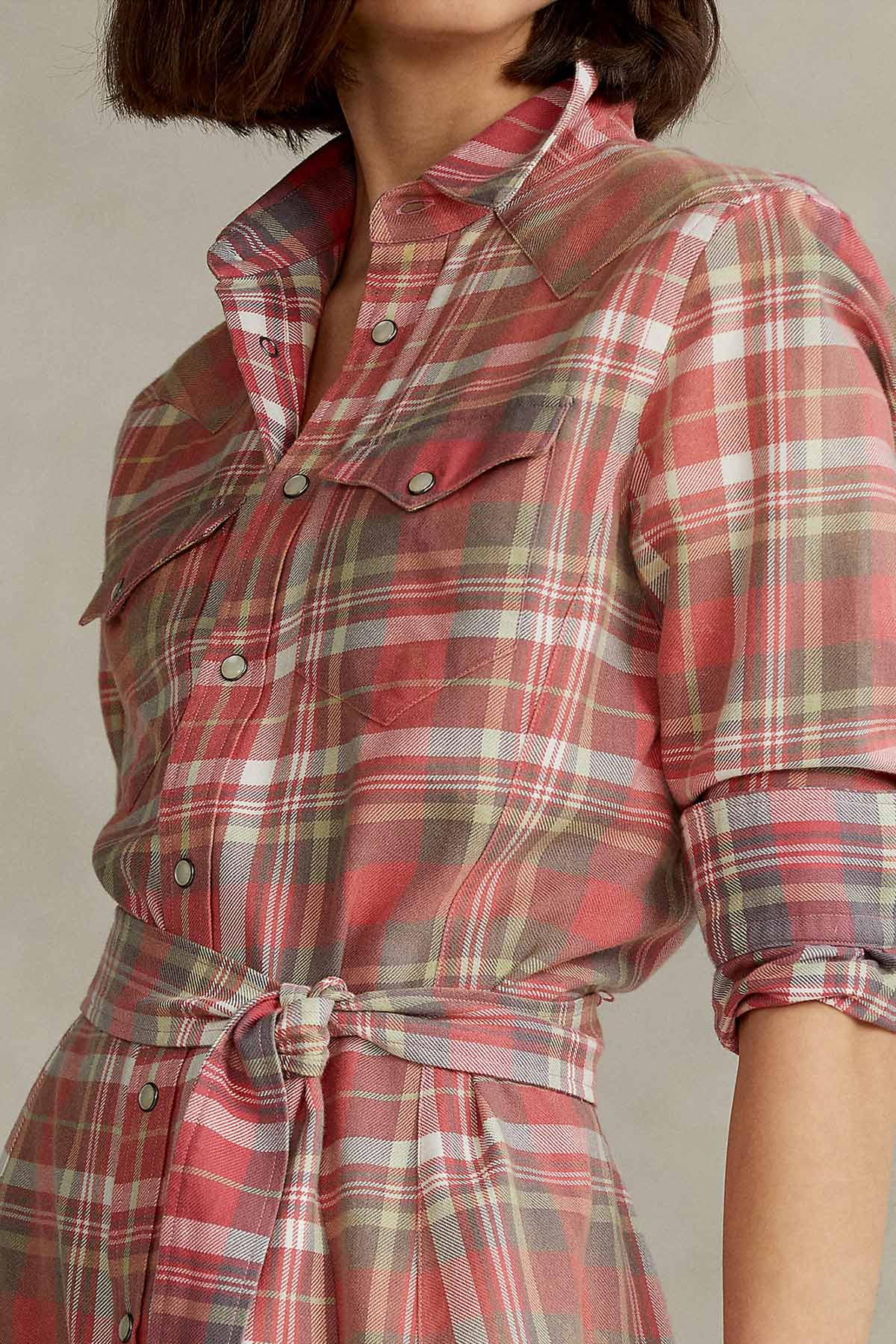 Polo Ralph Lauren Belden Kuşaklı Maxi Elbise-Libas Trendy Fashion Store