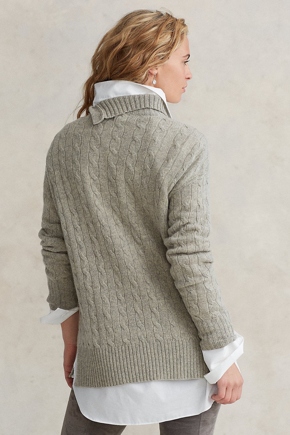 Polo Ralph Lauren Geniş Kesim Balıkçı Yaka Kaşmirli Triko-Libas Trendy Fashion Store