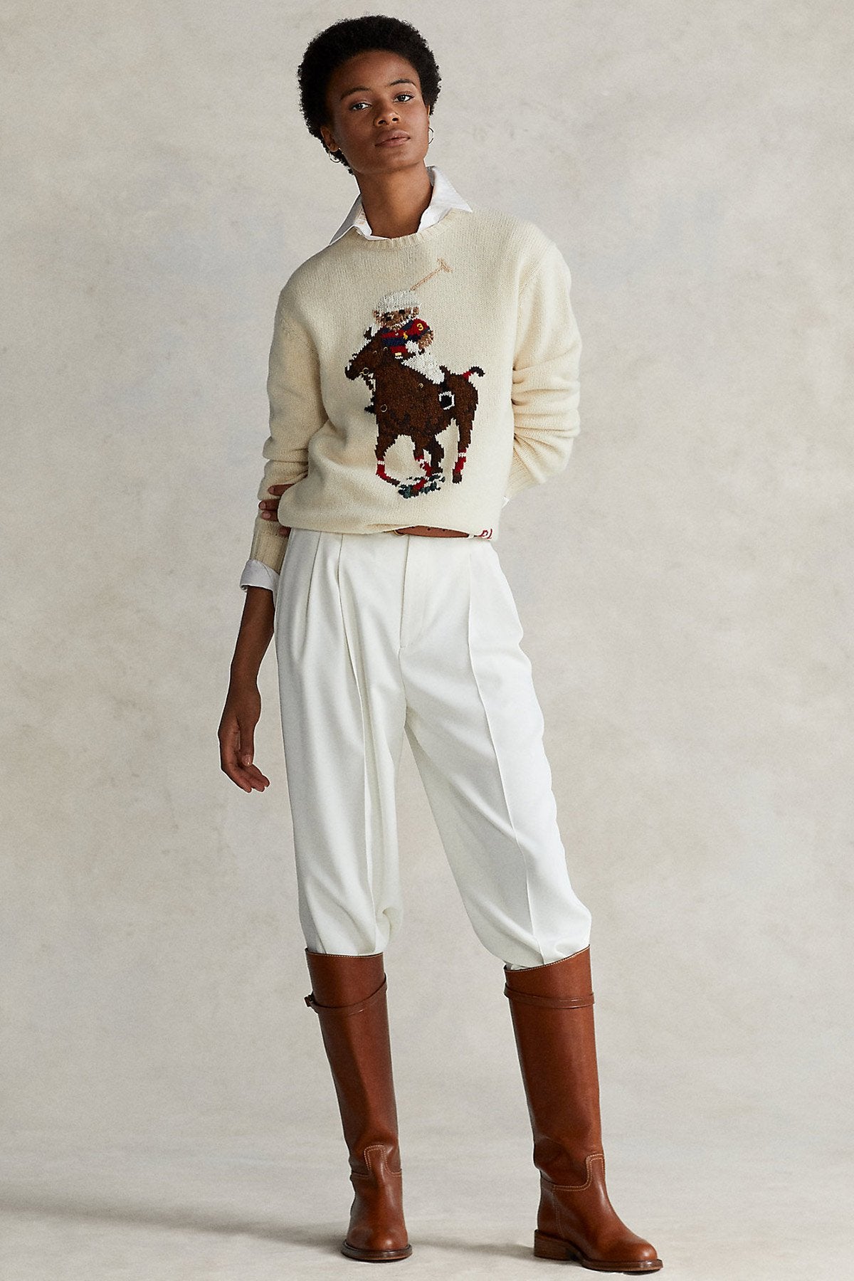 Polo Ralph Lauren Kaşmirli Polo Bear Triko-Libas Trendy Fashion Store