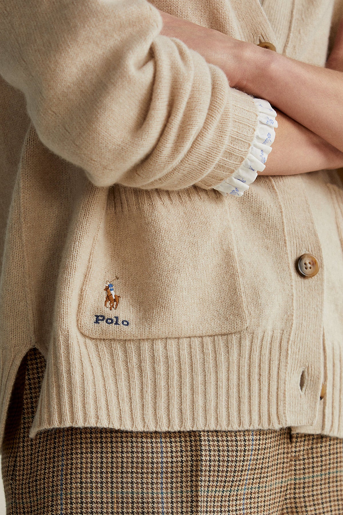 Polo Ralph Lauren Cardigan Yün Kaşmir Triko Ceket-Libas Trendy Fashion Store