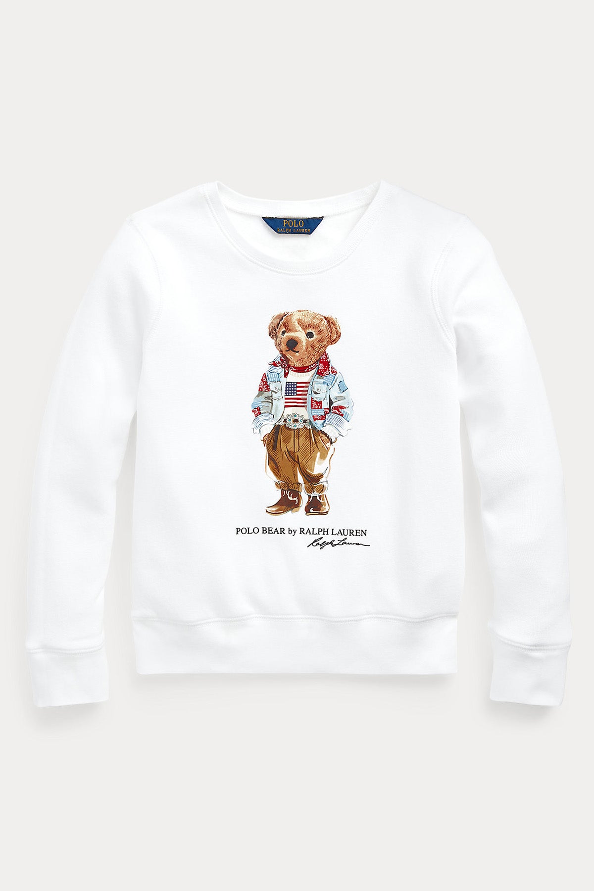 Polo Ralph Lauren Kids 3-4 Yaş Kız Çocuk Polo Bear Sweatshirt-Libas Trendy Fashion Store
