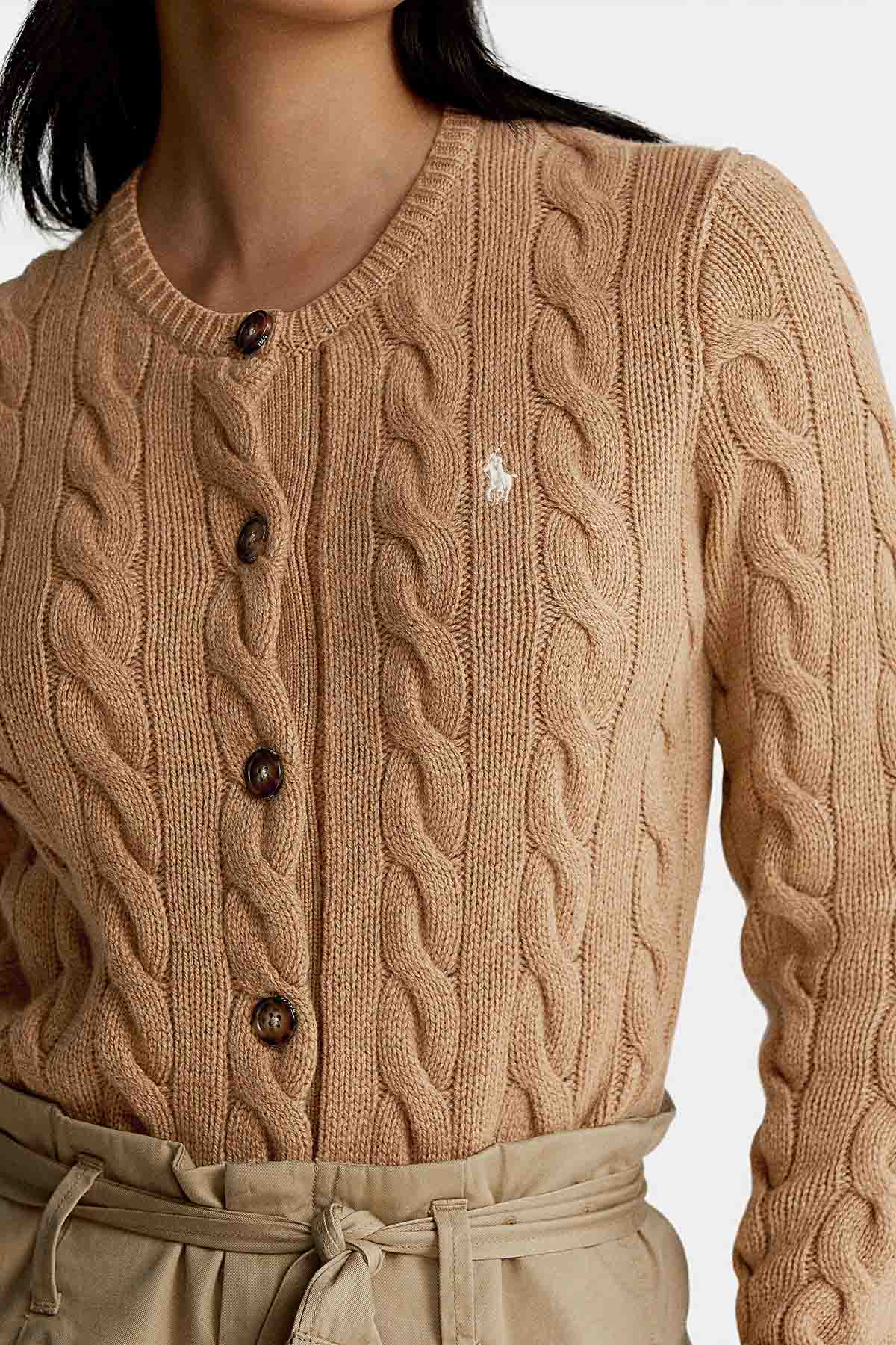 Polo Ralph Lauren Saç Örgü Kaşmirli Triko Ceket-Libas Trendy Fashion Store