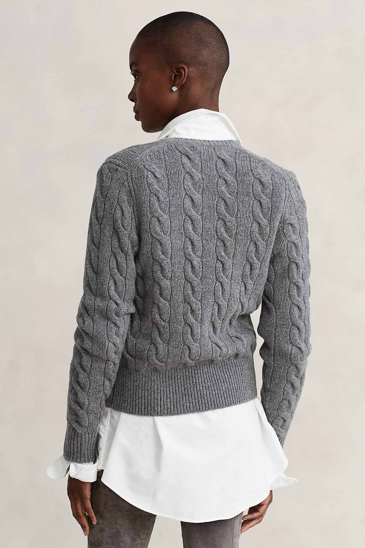 Polo Ralph Lauren Saç Örgü Kaşmirli Triko Ceket-Libas Trendy Fashion Store