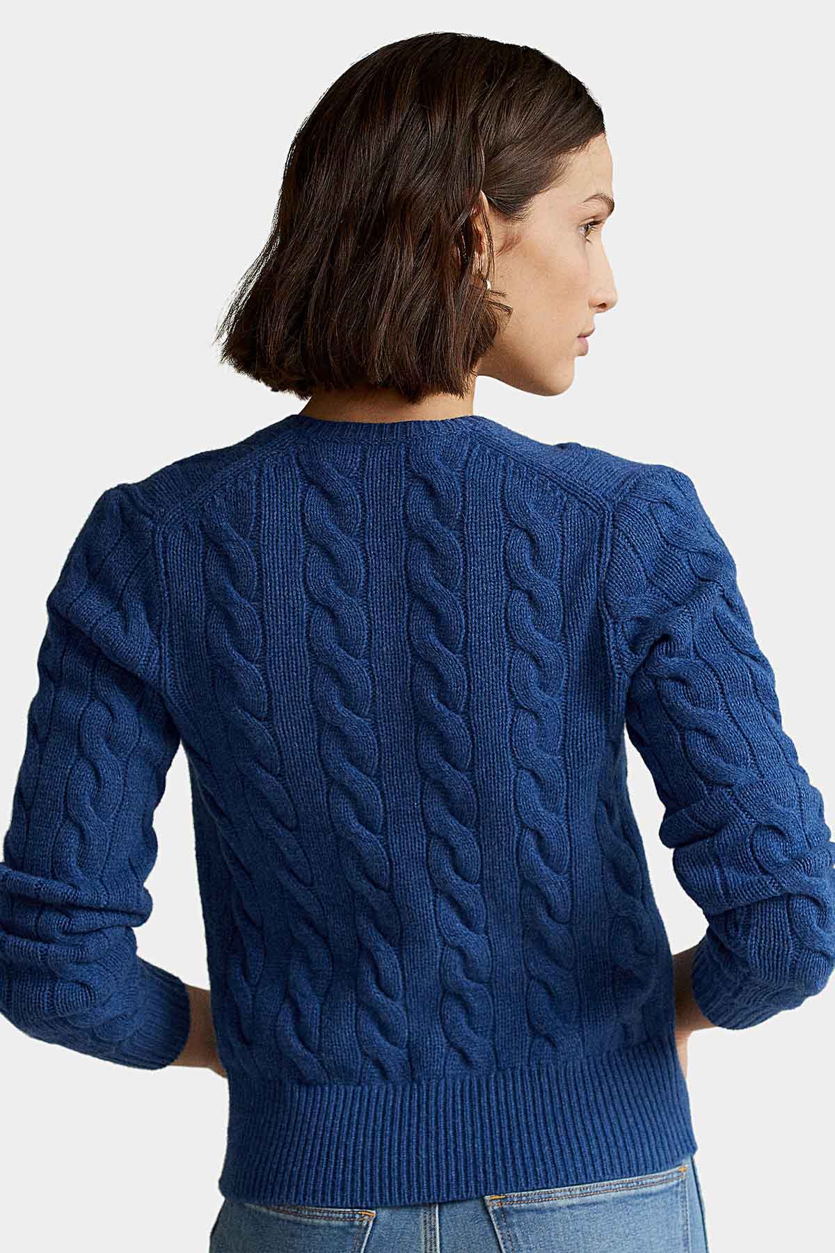 Polo Ralph Lauren Saç Örgü Kaşmirli Triko Ceket-Libas Trendy Fashion Store