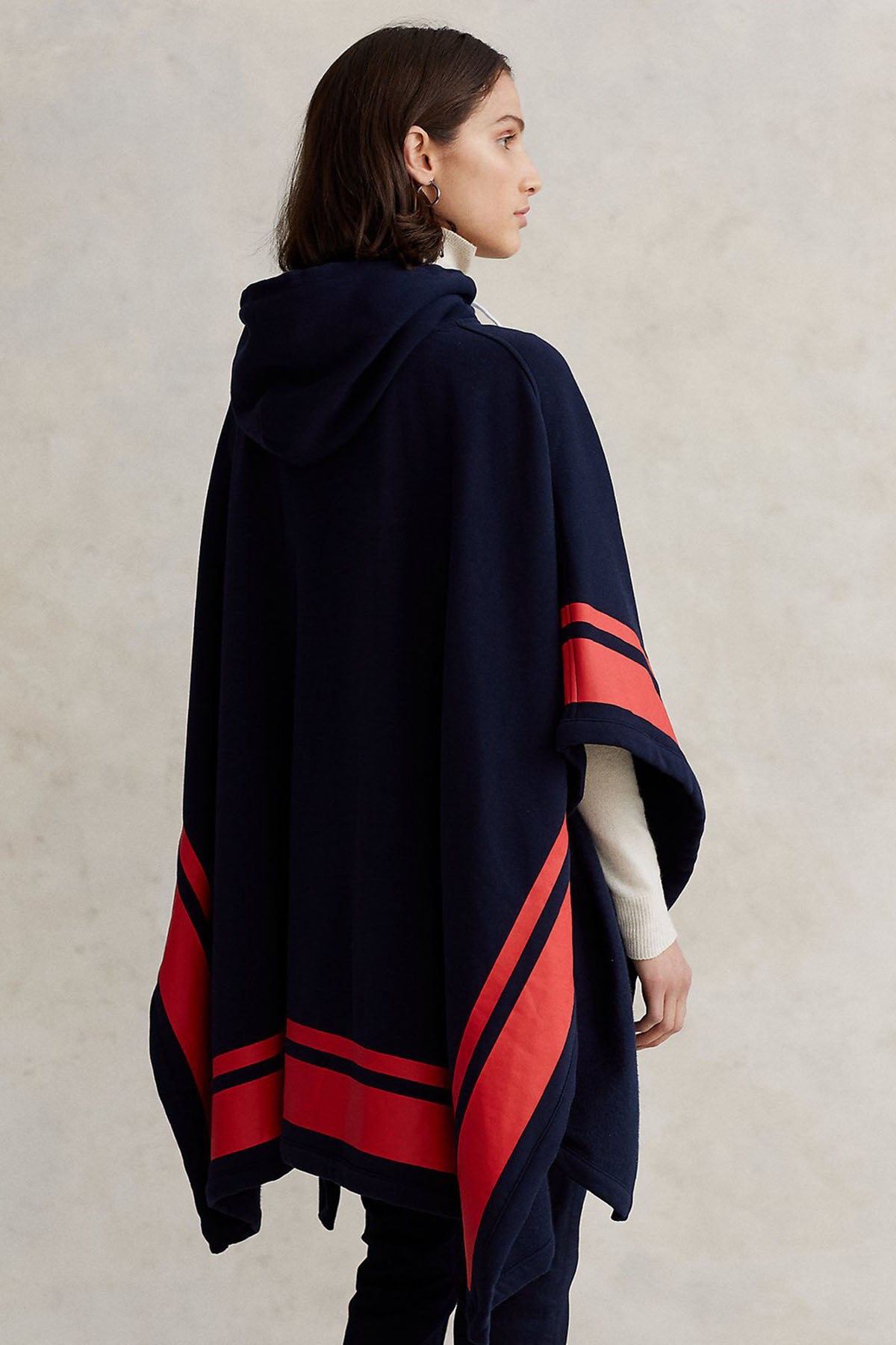 Polo Ralph Lauren Kapüşonlu Geniş Kesim Panço-Libas Trendy Fashion Store