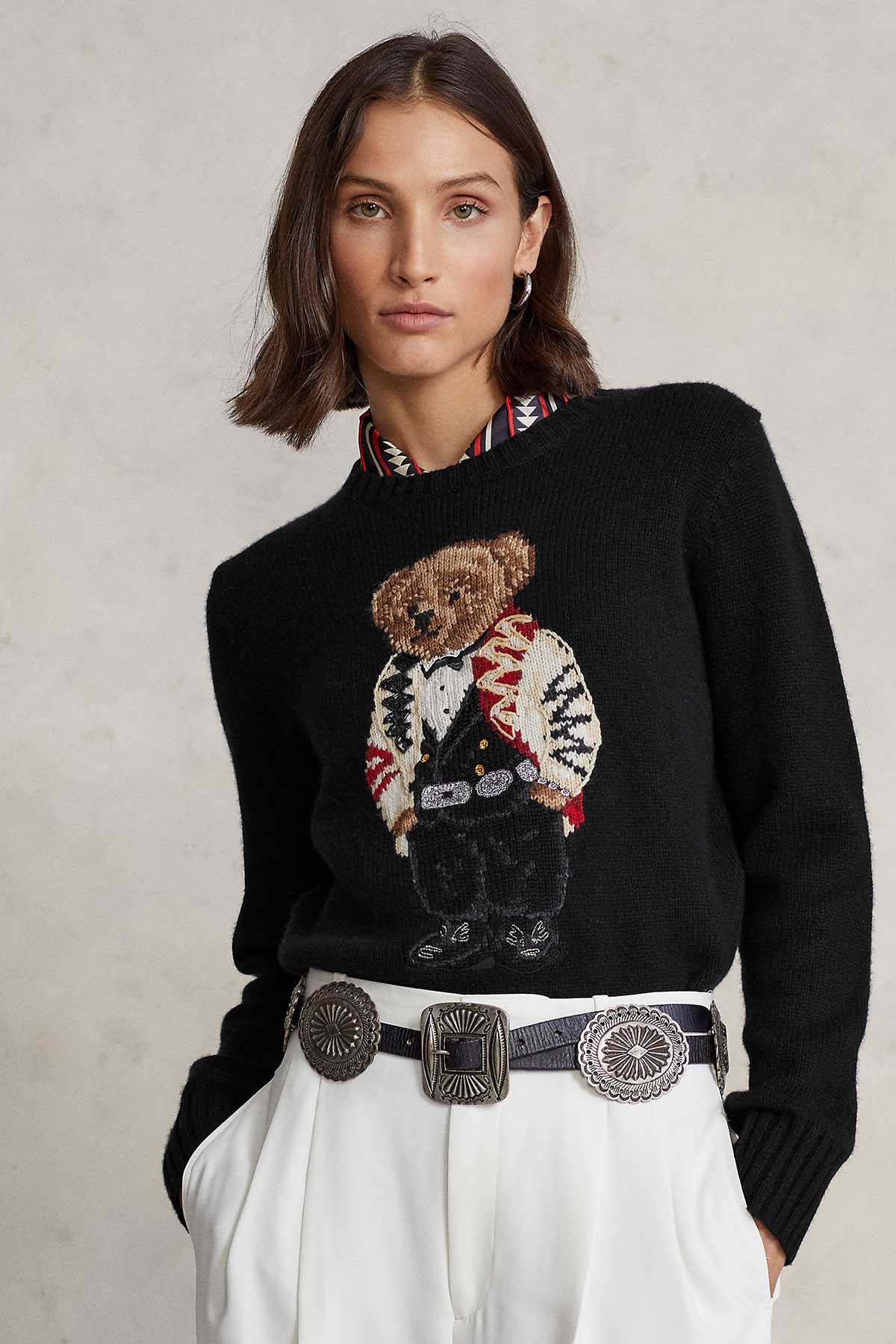 Polo Ralph Lauren Polo Bear Kaşmirli Yün Triko-Libas Trendy Fashion Store