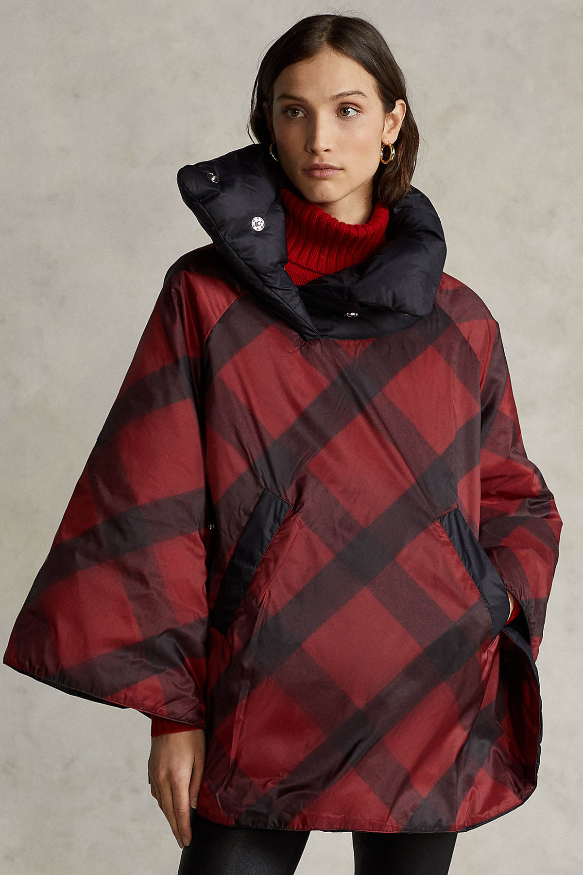 Polo Ralph Lauren Puffer Çift Taraflı Panço-Libas Trendy Fashion Store