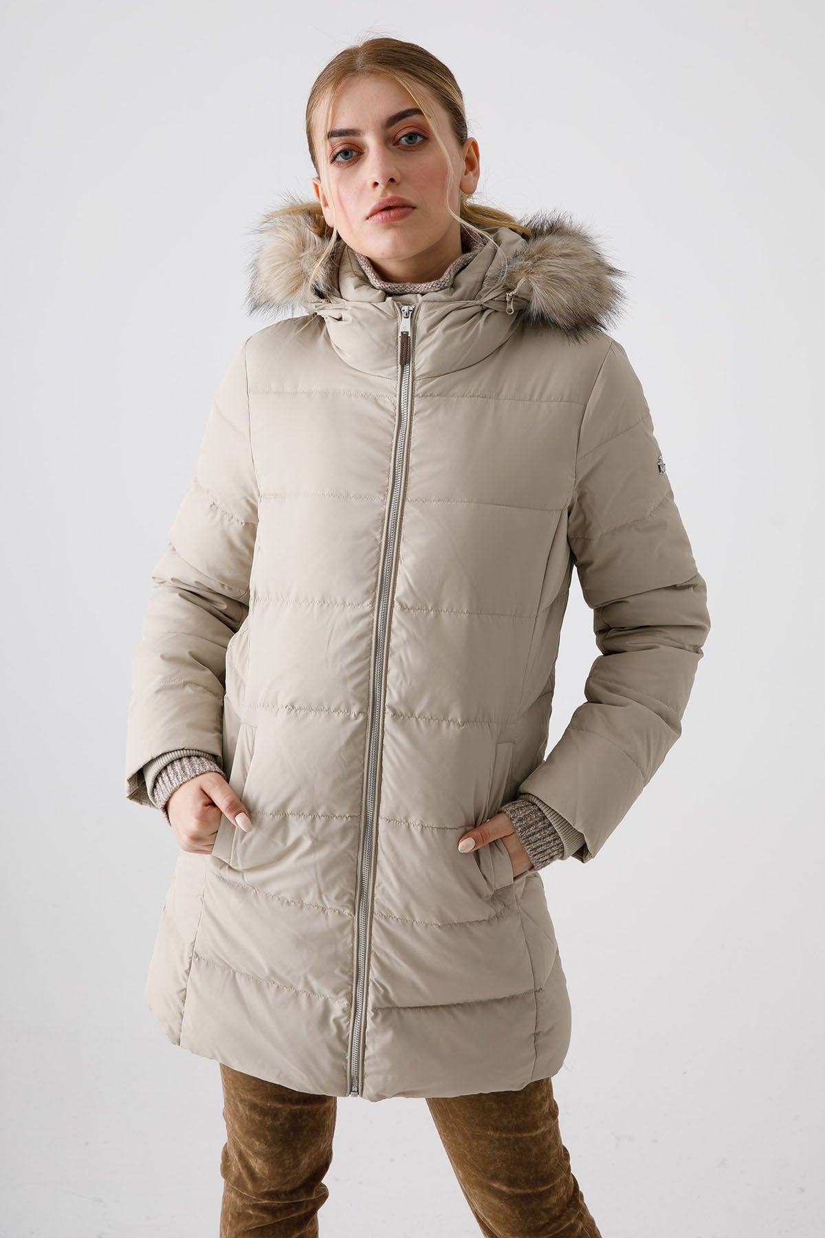 Polo Ralph Lauren Dolgulu Kapüşonlu Kaban-Libas Trendy Fashion Store