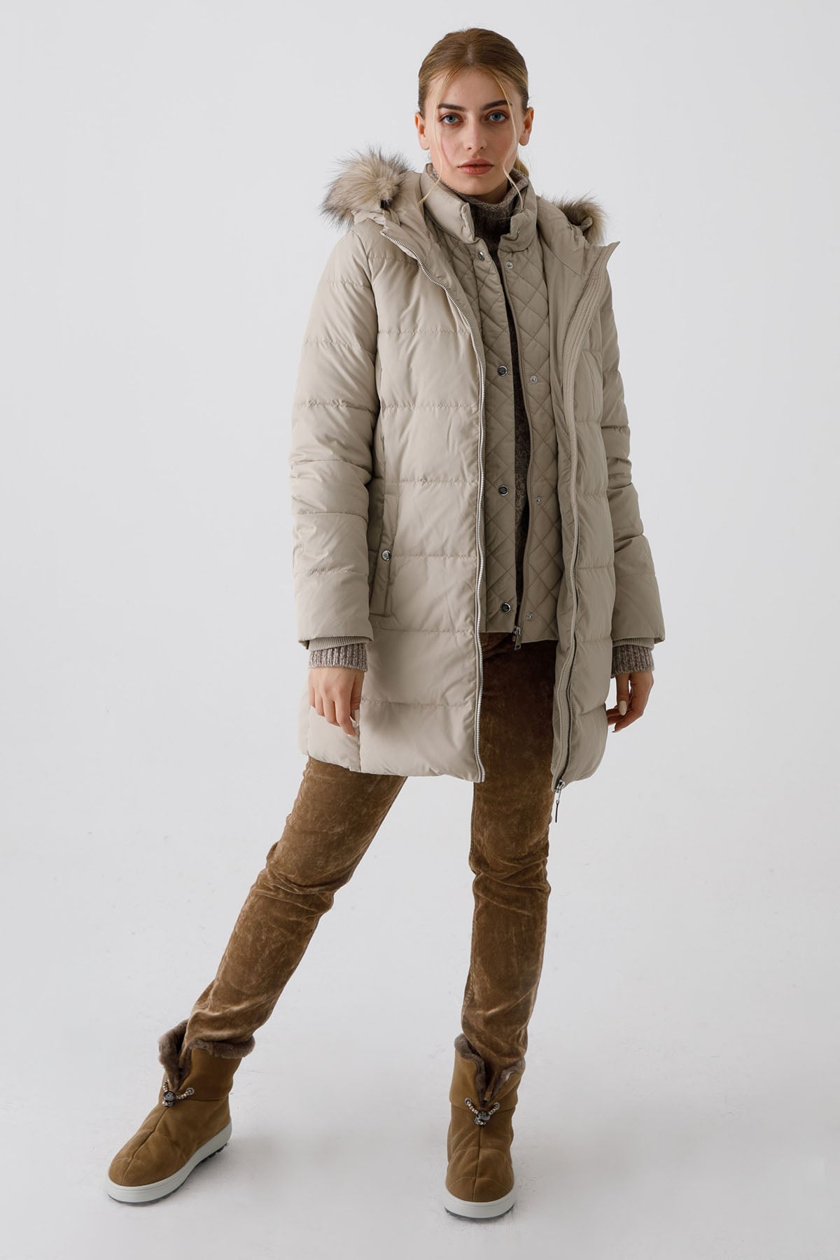 Polo Ralph Lauren Dolgulu Kapüşonlu Kaban-Libas Trendy Fashion Store