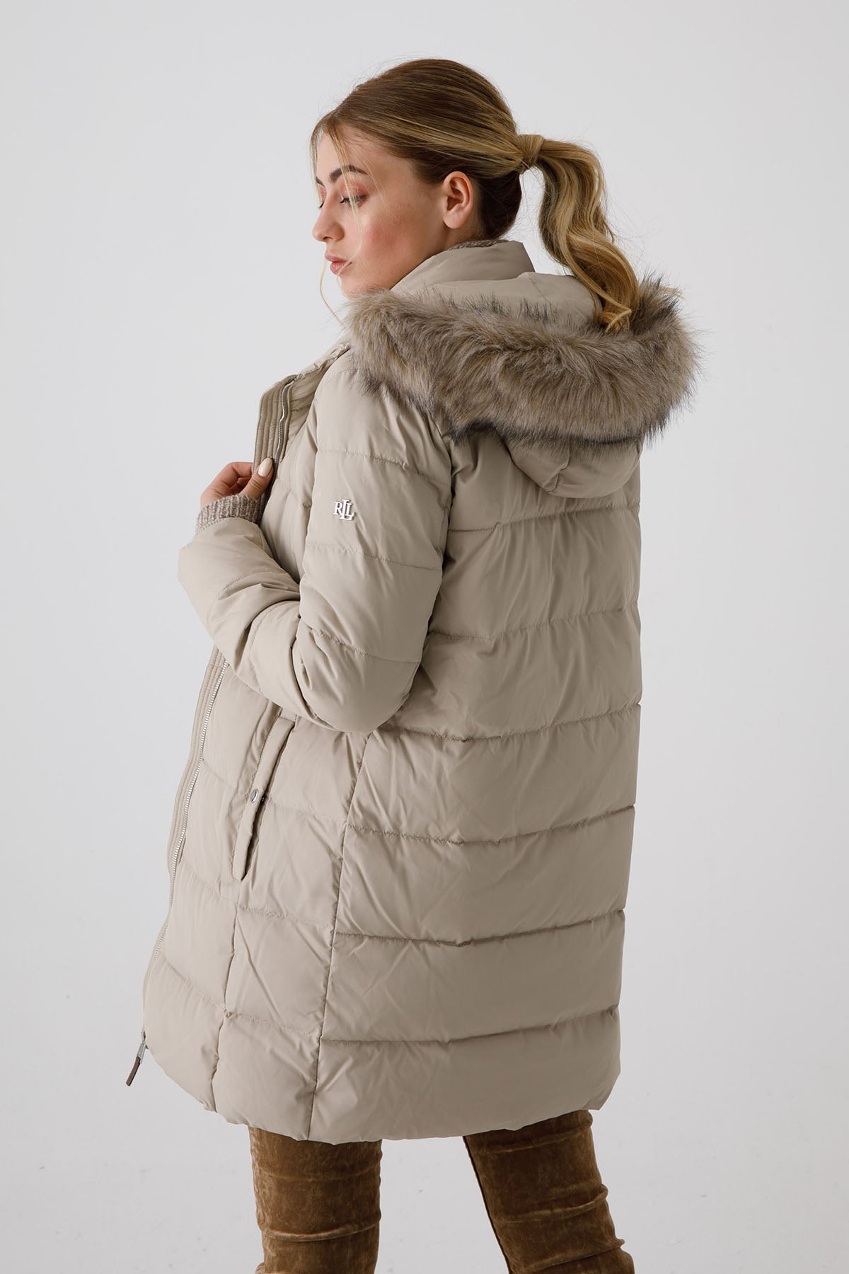 Polo Ralph Lauren Dolgulu Kapüşonlu Kaban-Libas Trendy Fashion Store